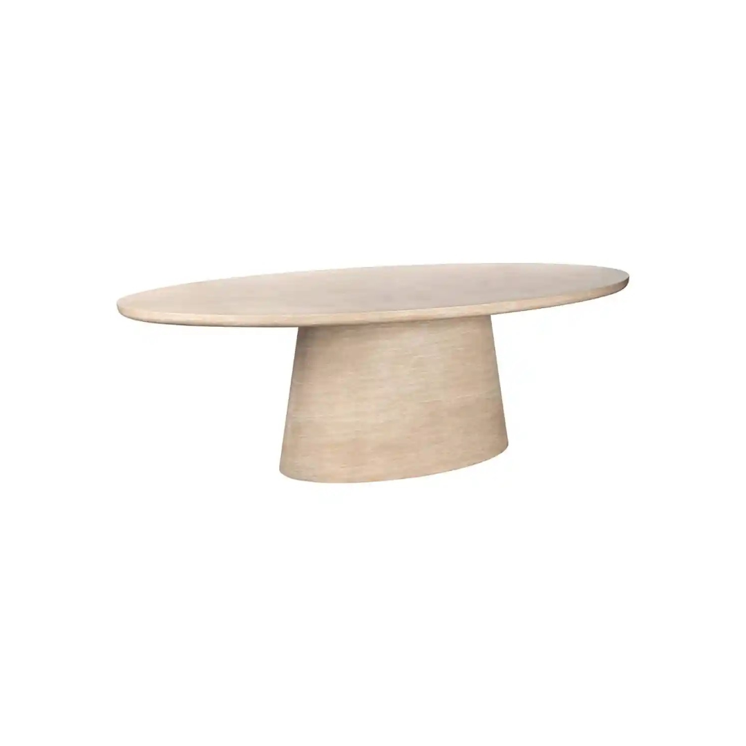 FICTUS Beige Oval Table