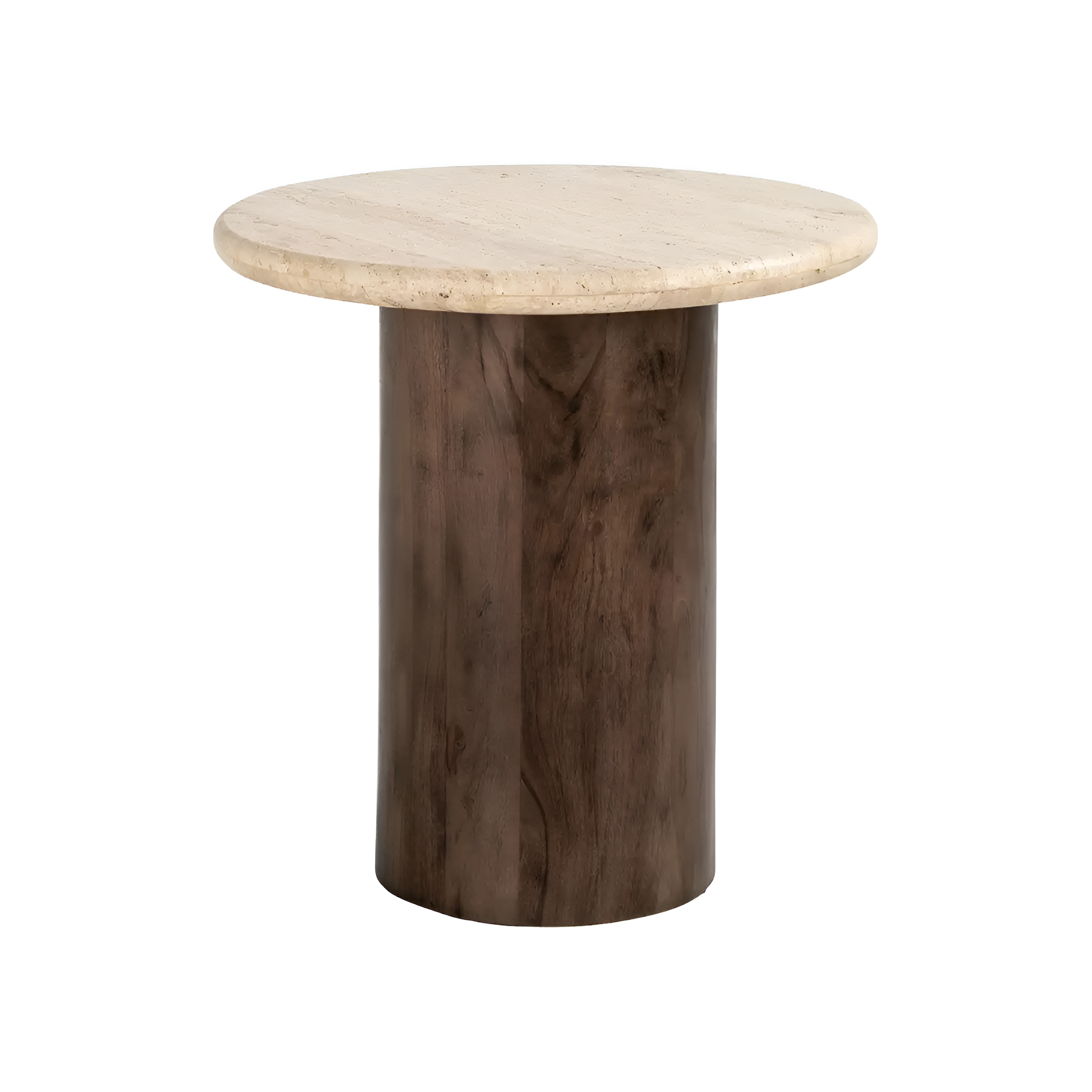 Beistelltisch DOUGLAS Travertin mit Mango-Holz