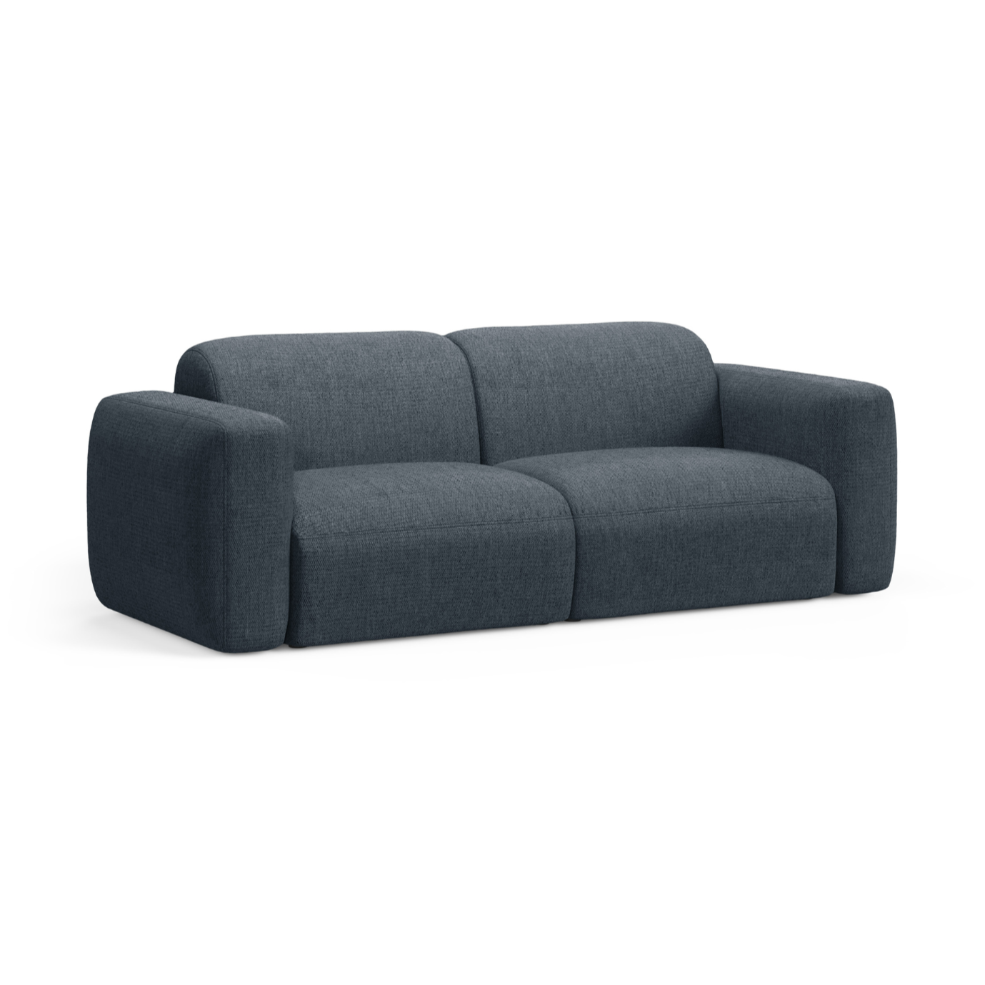 Sofa 3-Sitzer STRINO blau Chenille