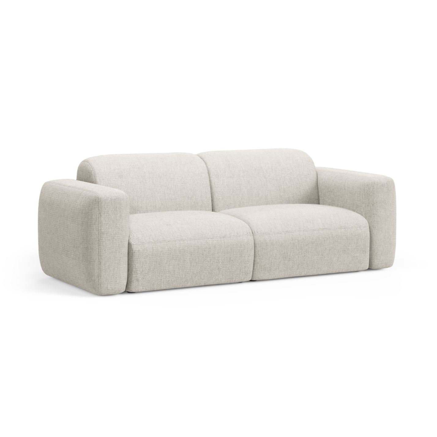 Sofa 3-Sitzer STRINO creme Chenille