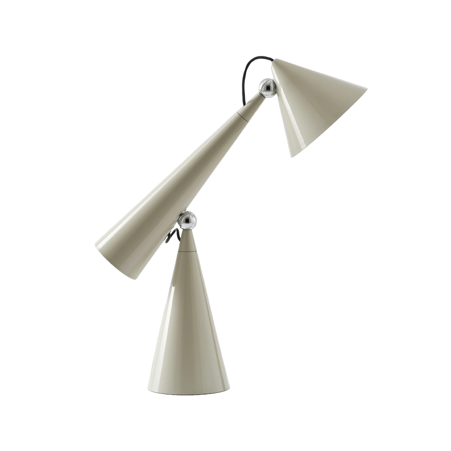 Lampa stołowa POSE kremowy