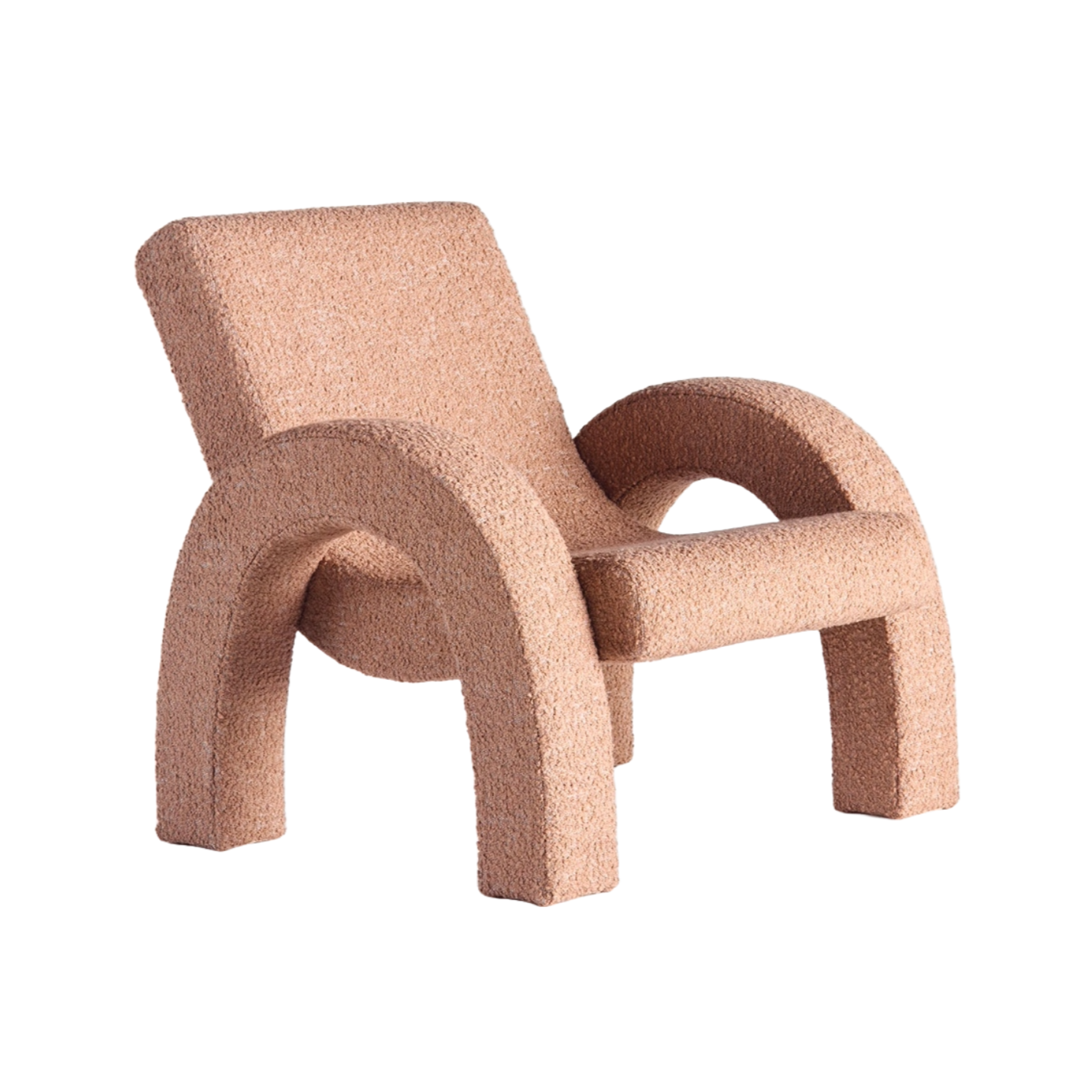 Sessel ARCO rosa Boucle