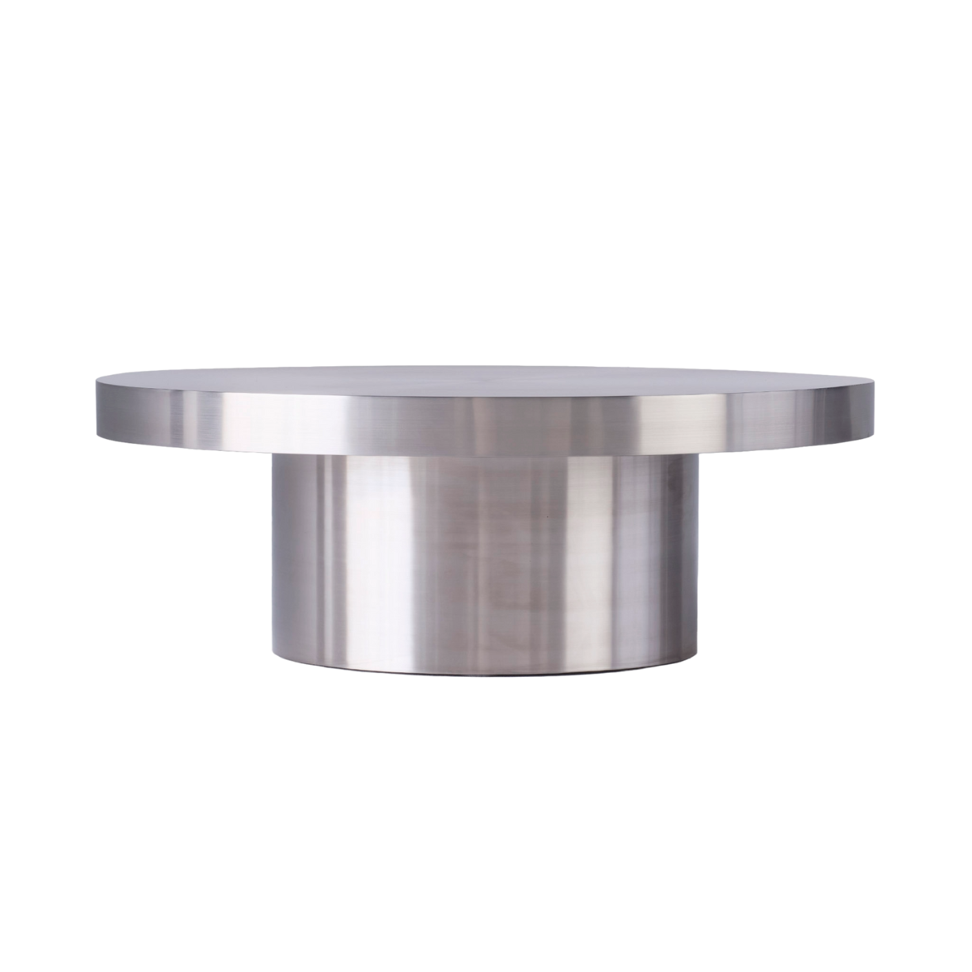CUFFLINK coffee table polished steel