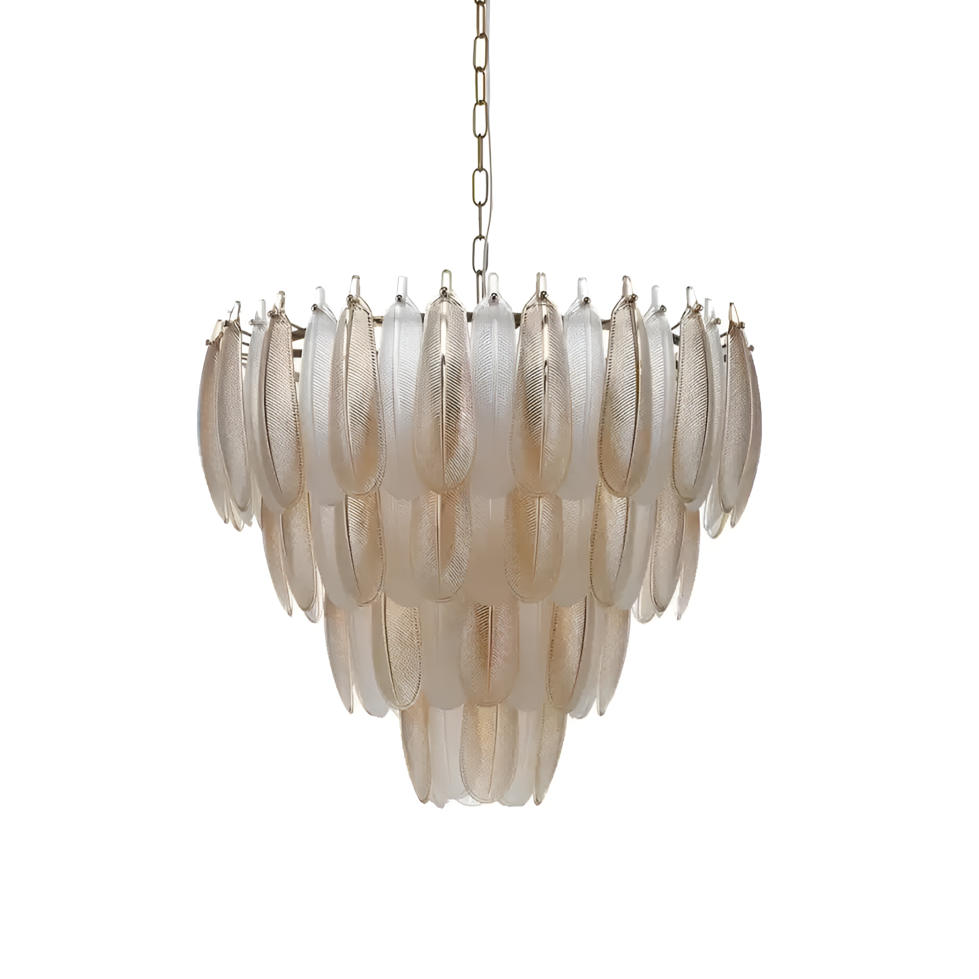 Glaskronleuchter CHLOE gold