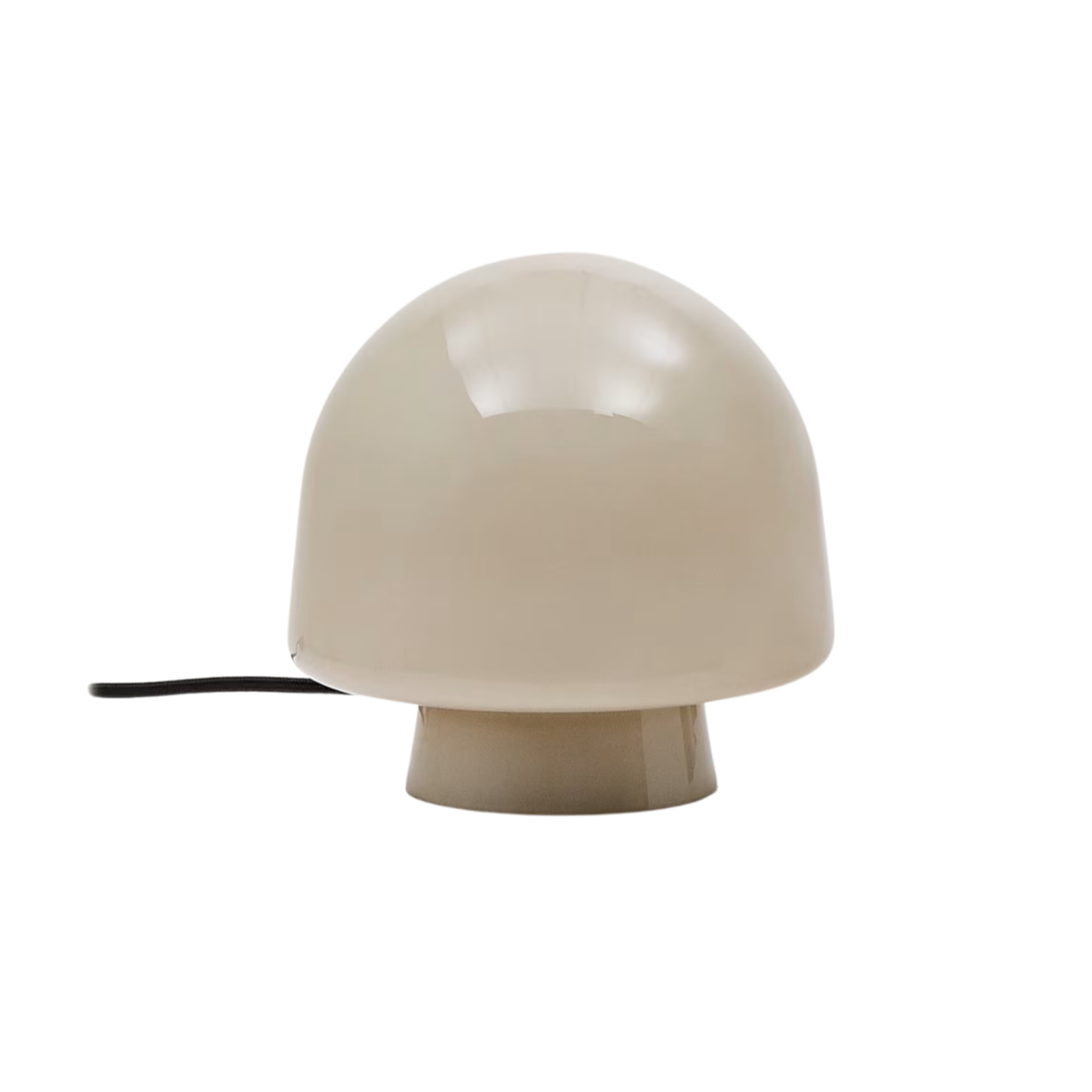 Tischlampe REIG graues Glas