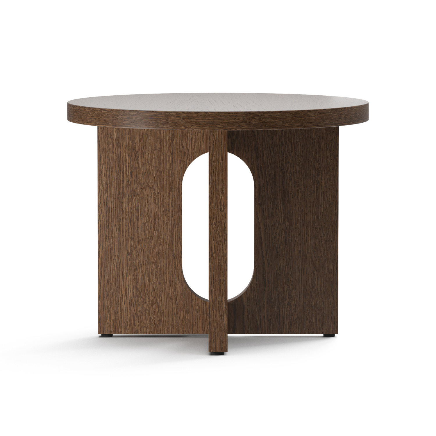 ANDROGYNE side table dark oak wood