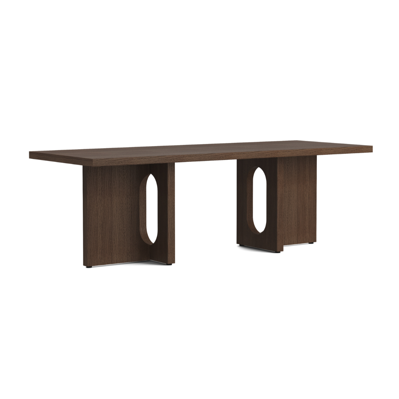 ANDROGYNE coffee table dark oak wood
