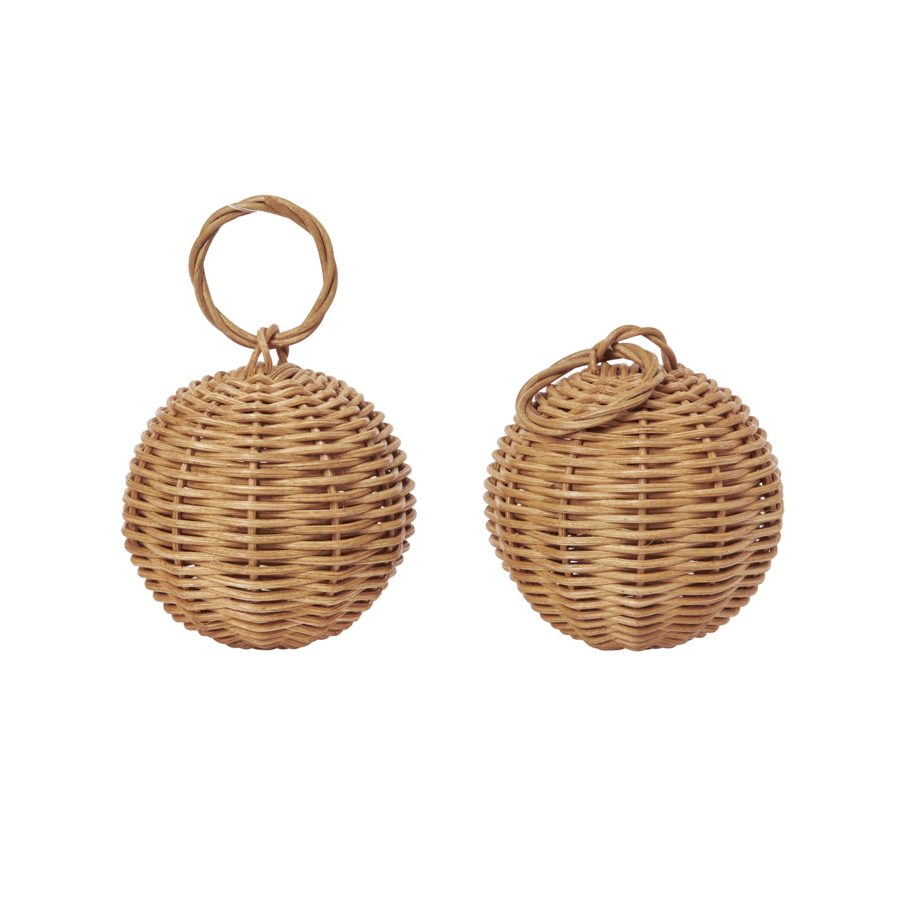 Zestaw bombek BRAIDED pleciony rattan