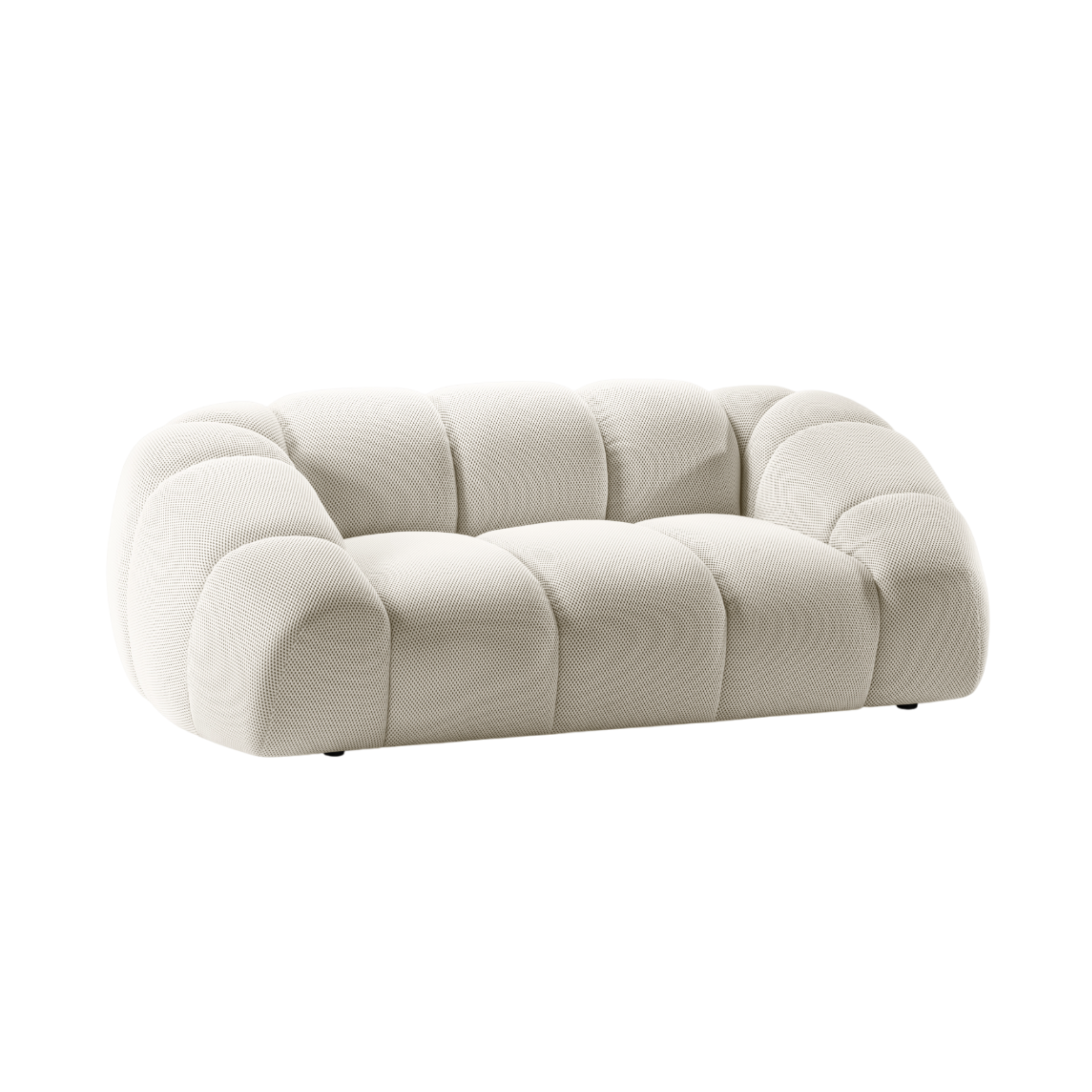 Sofa 2-Sitzer DIANA hellbeige