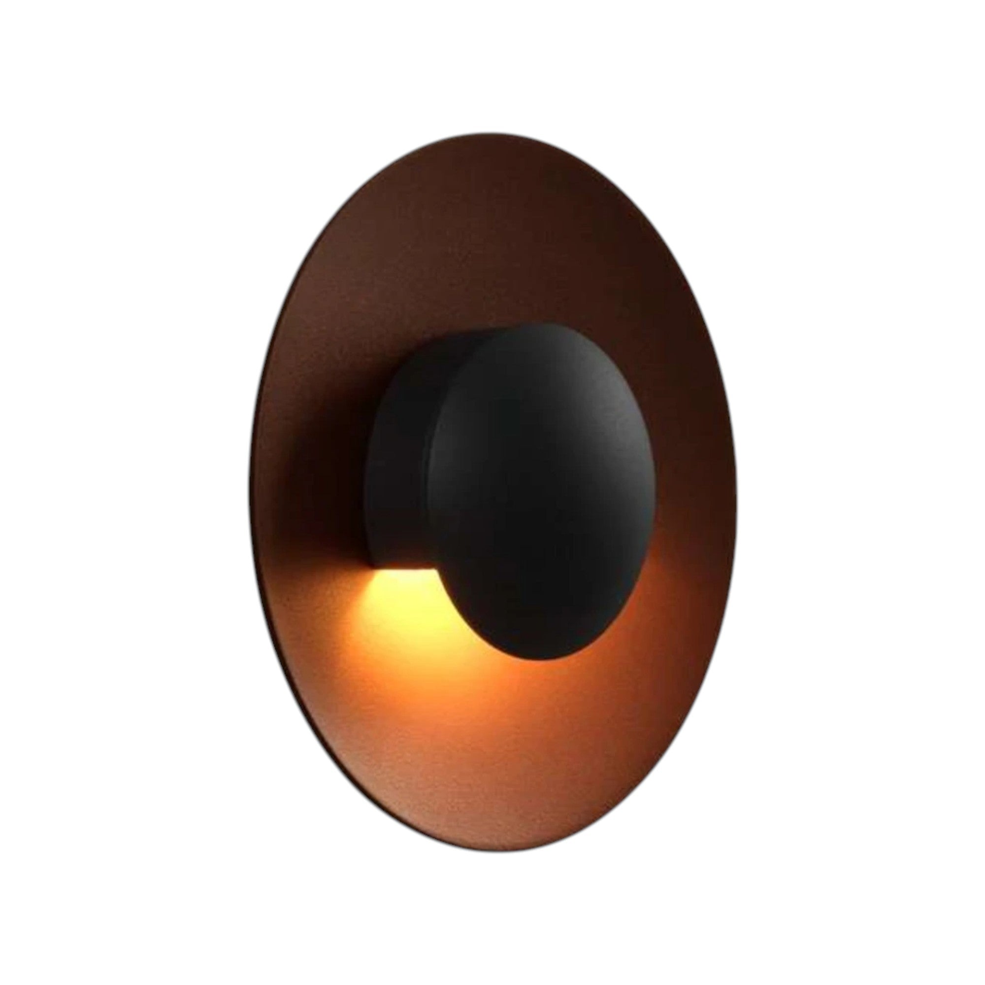 Außenwandleuchte GINGER rötlich-braun