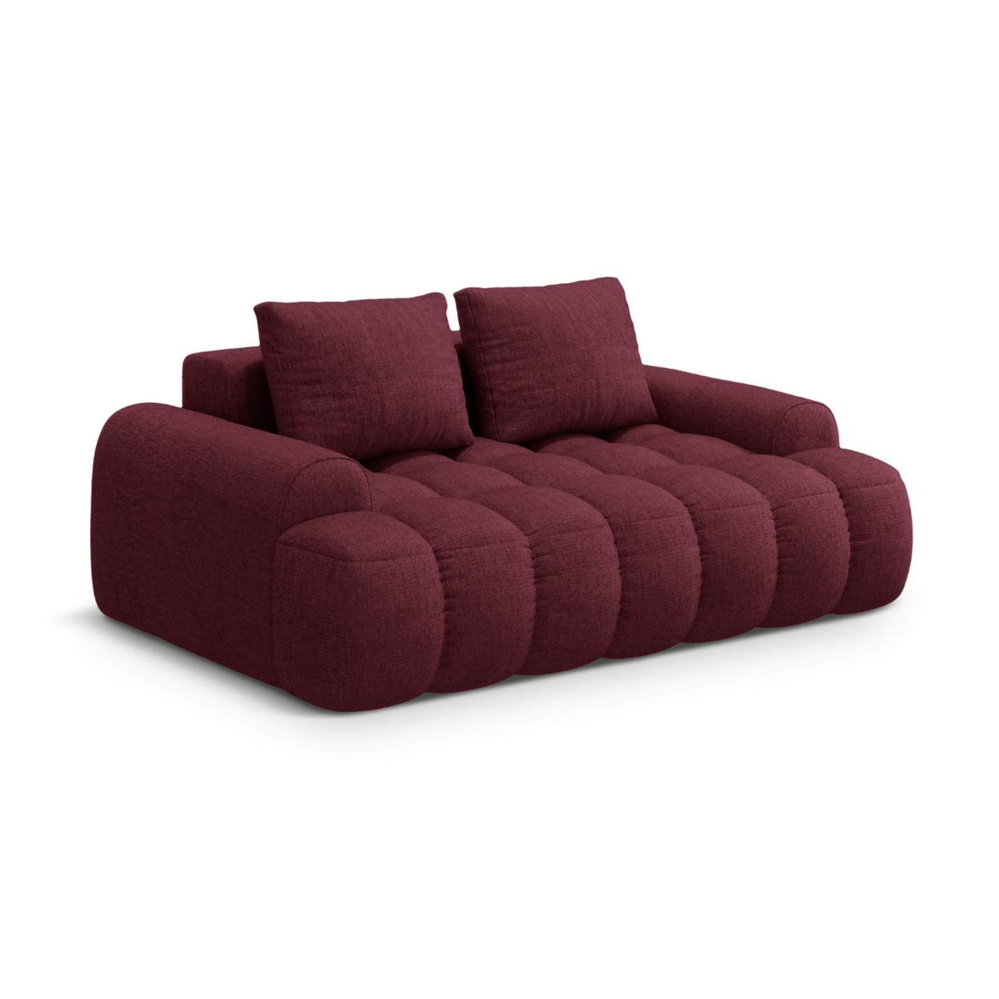 2-seater Sofa LINZ burgundy