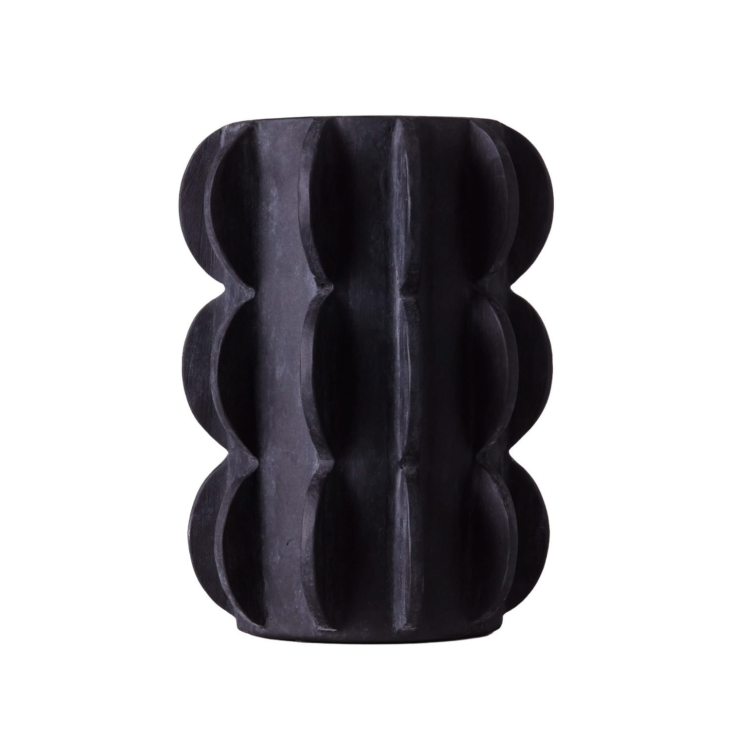 ARCISSIMO vase black ceramic