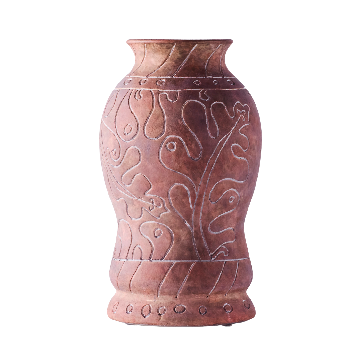 FRIDA vase brown ceramic