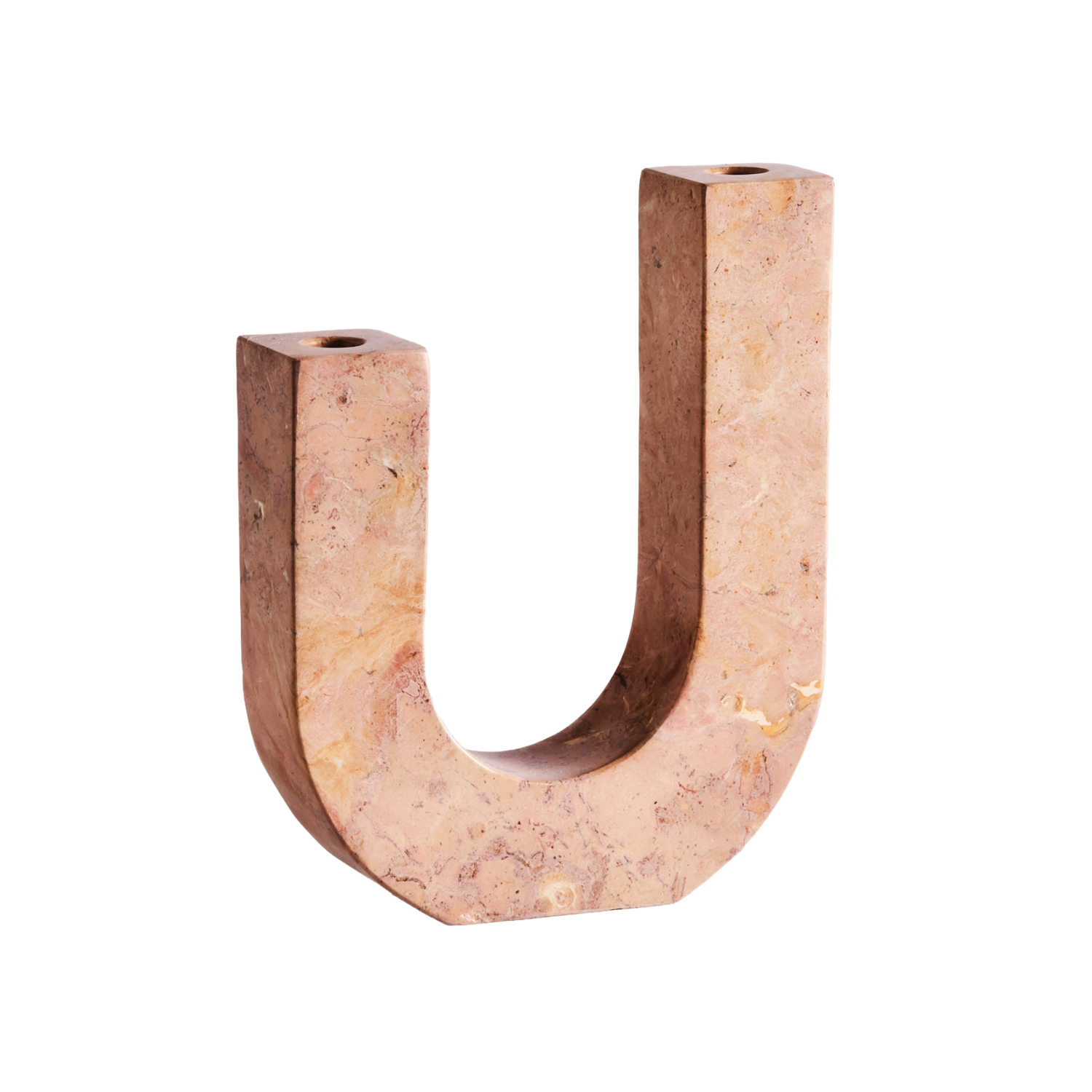 ARCO Candle Holder Orange Marble