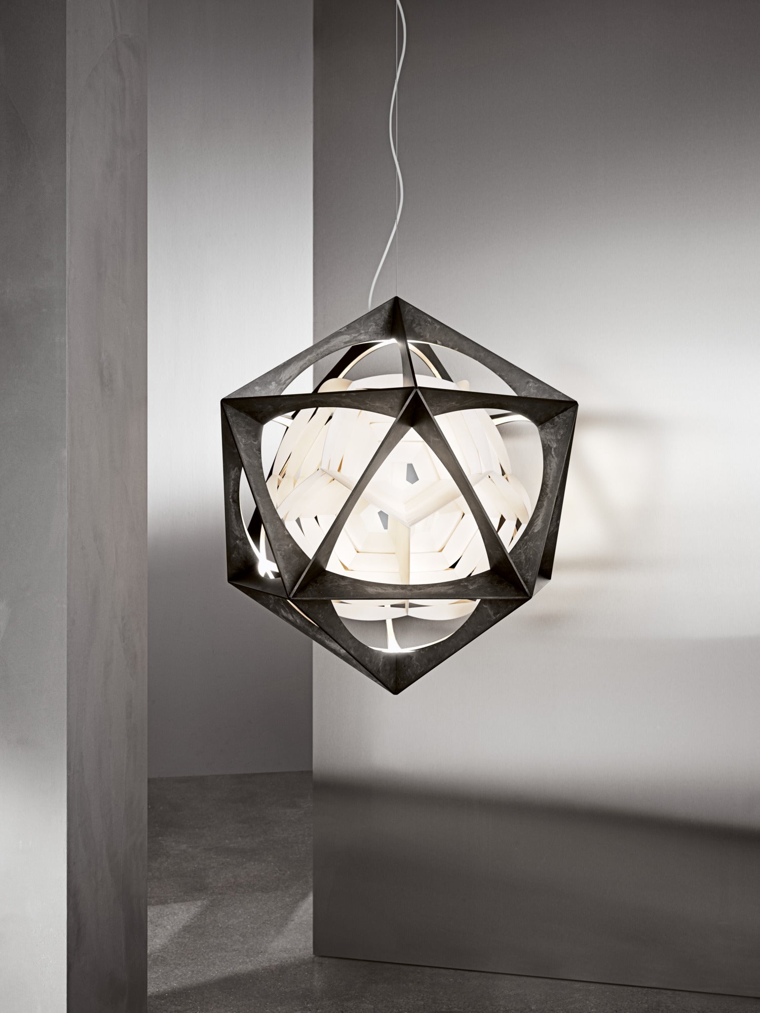 Pendelleuchte OE QUASI dunkles Aluminium