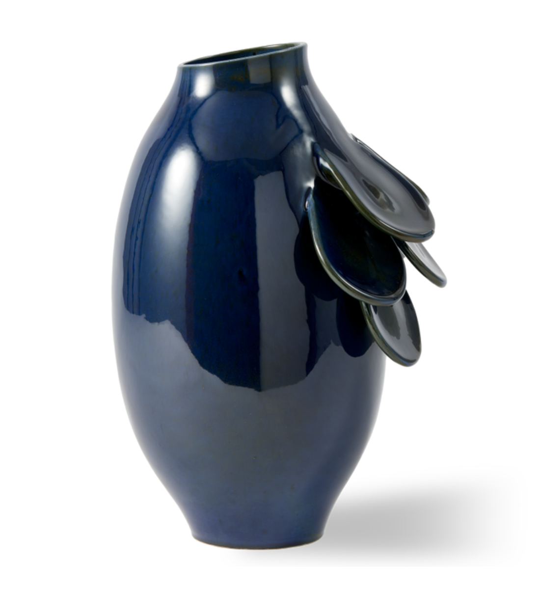 QUILLIE Vase dunkelblau