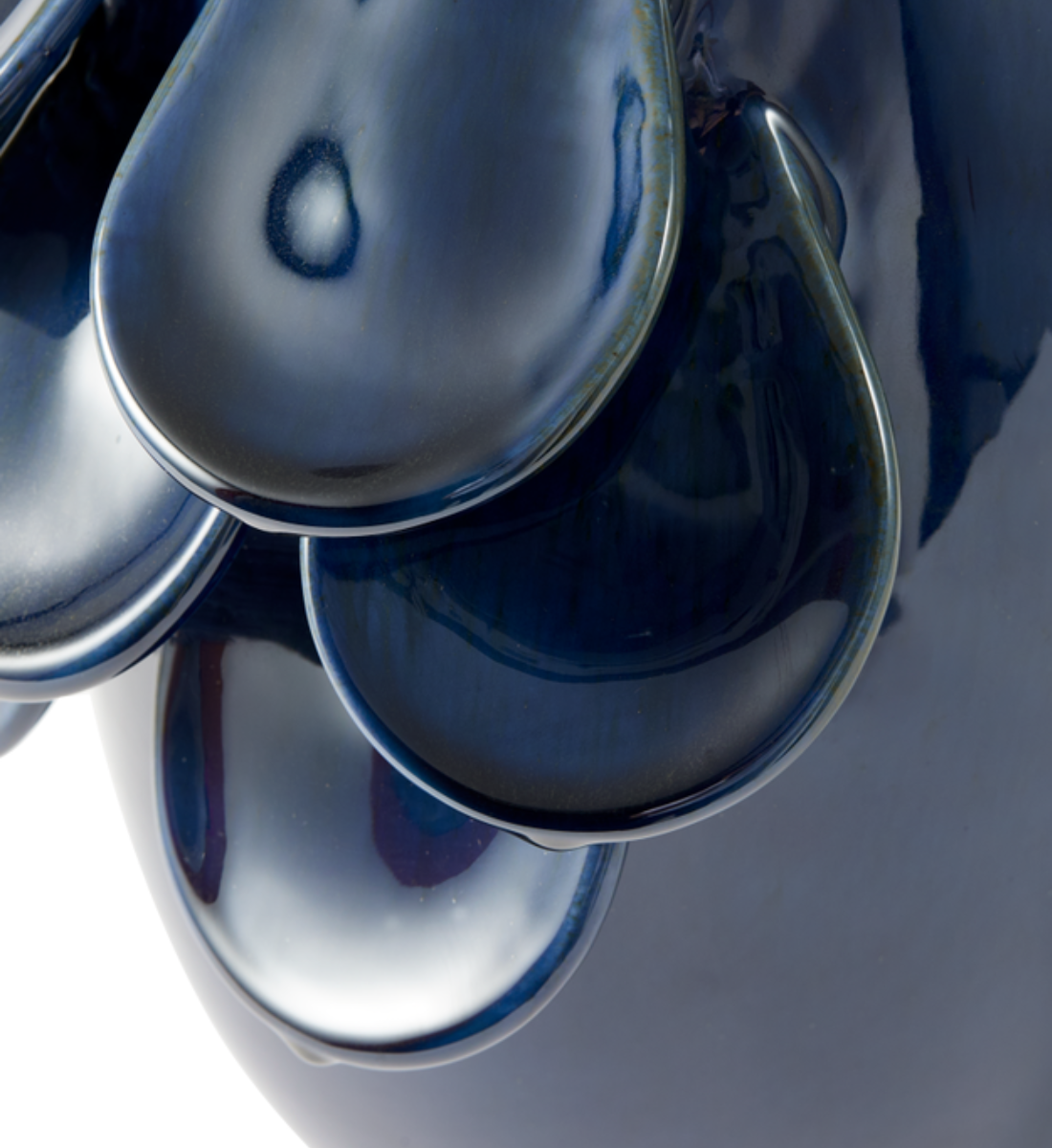 QUILLIE Vase dunkelblau