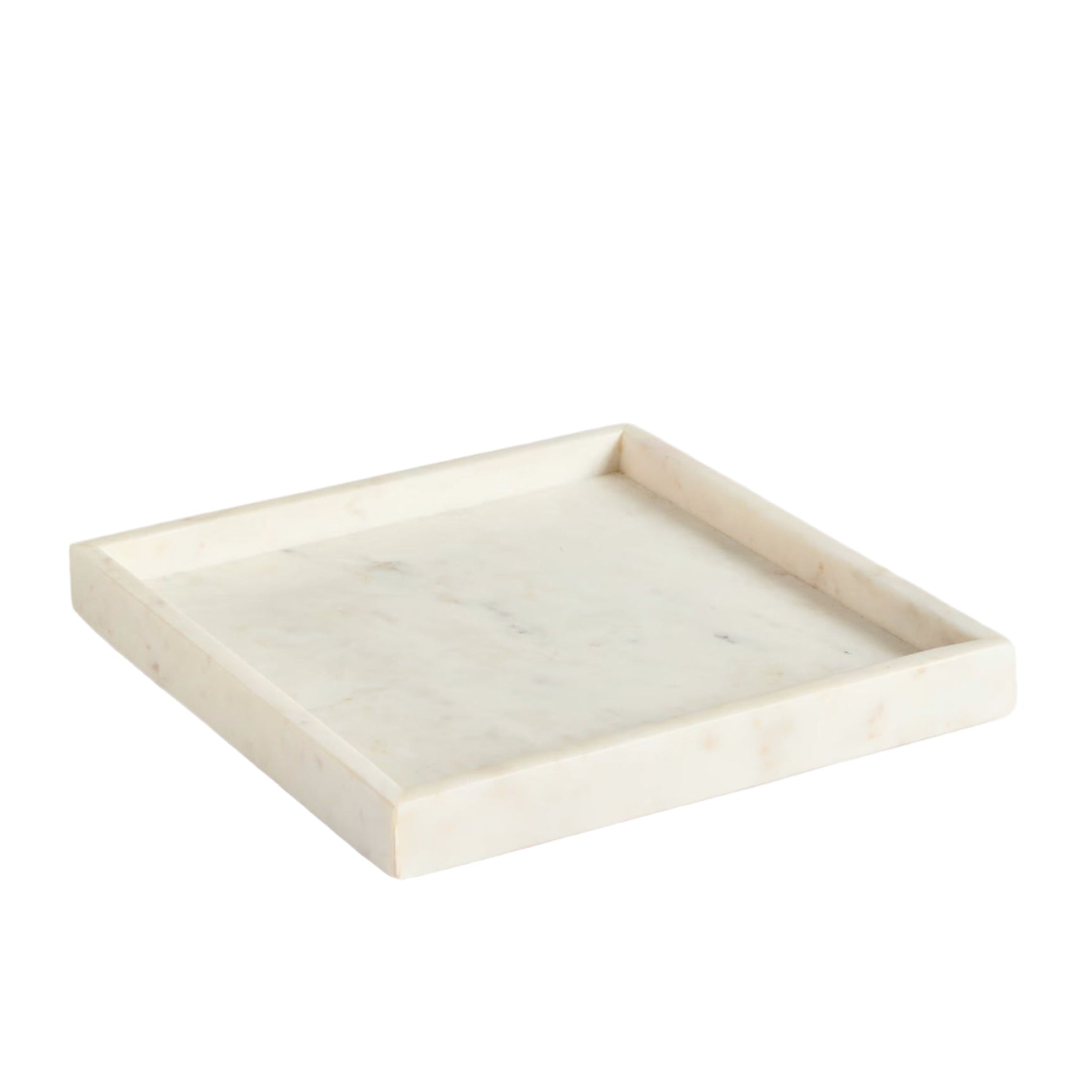 Serela Tray White Marble