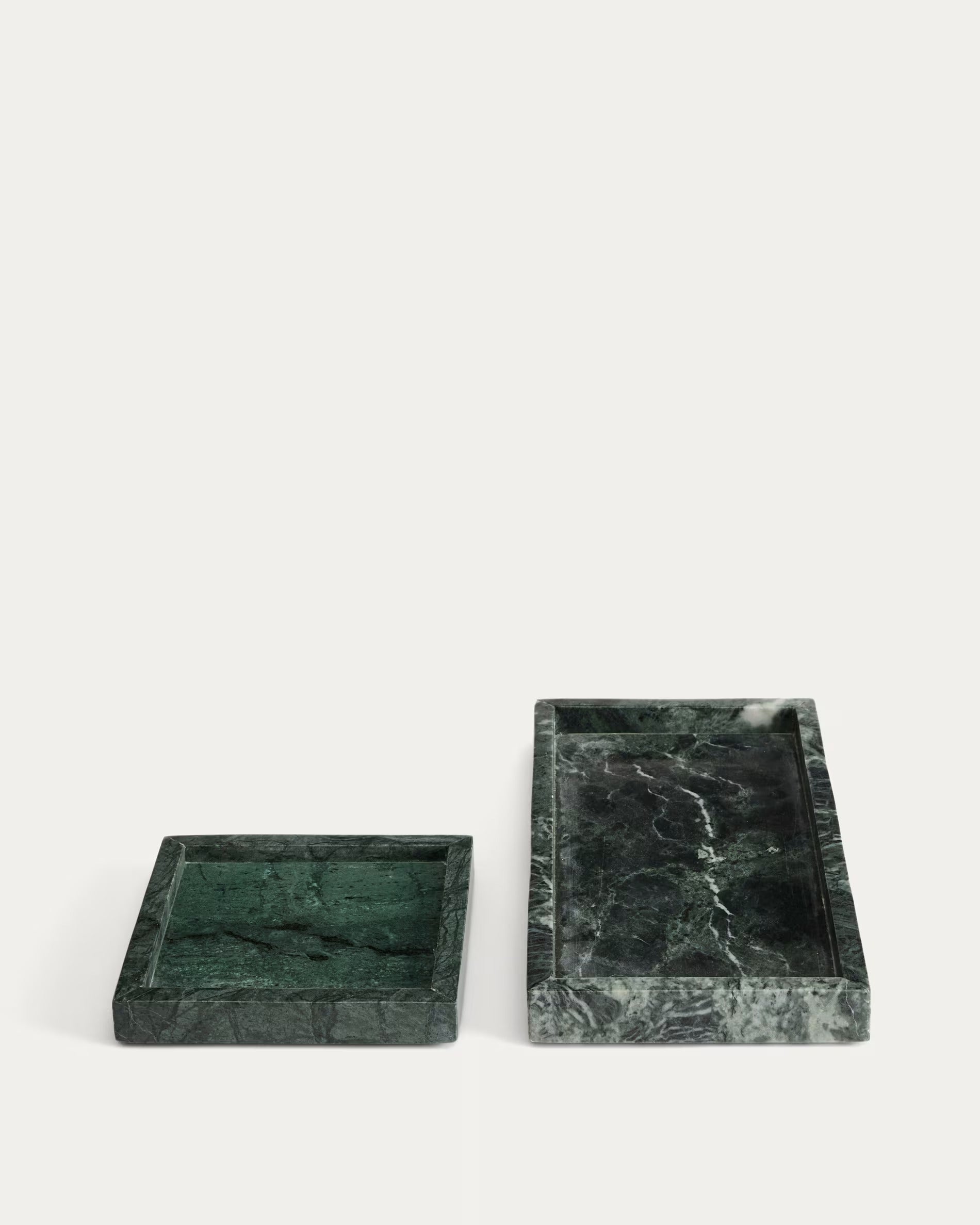 SERELA green marble tray