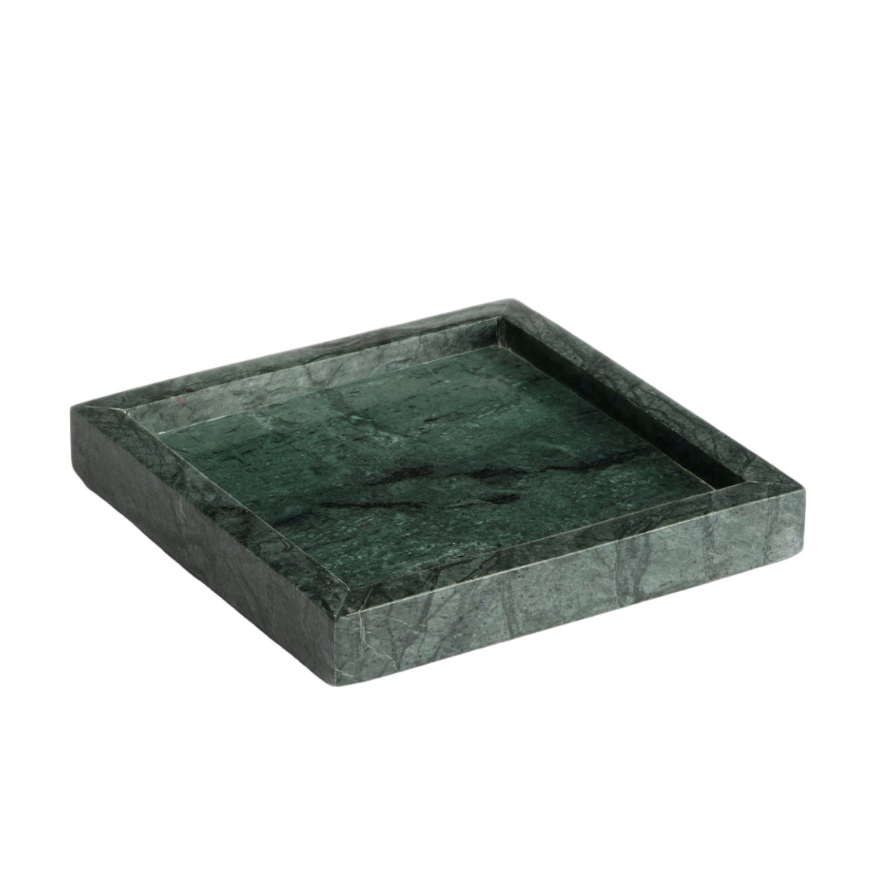 SERELA green marble tray