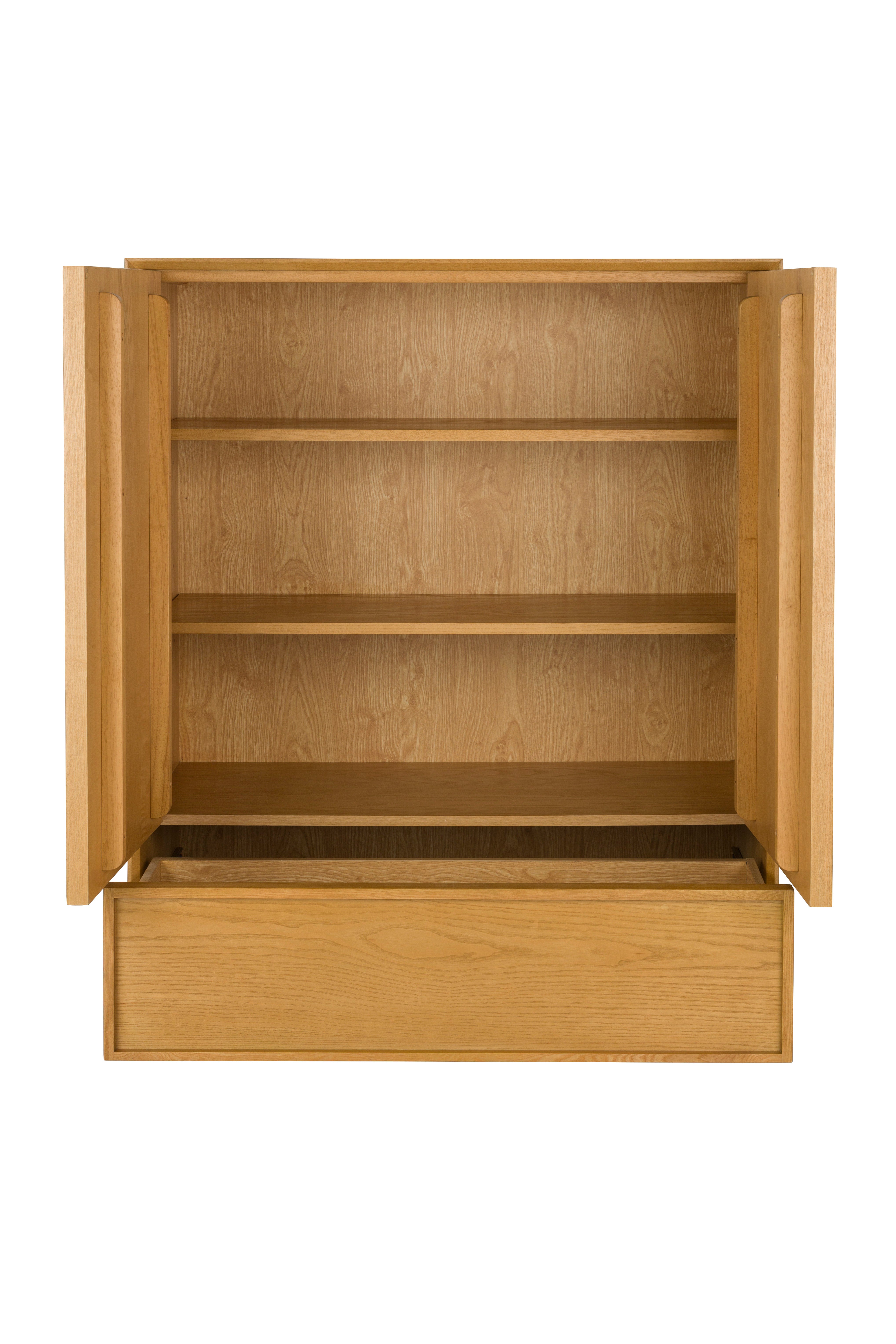 RASTER Ash Veneer Wardrobe