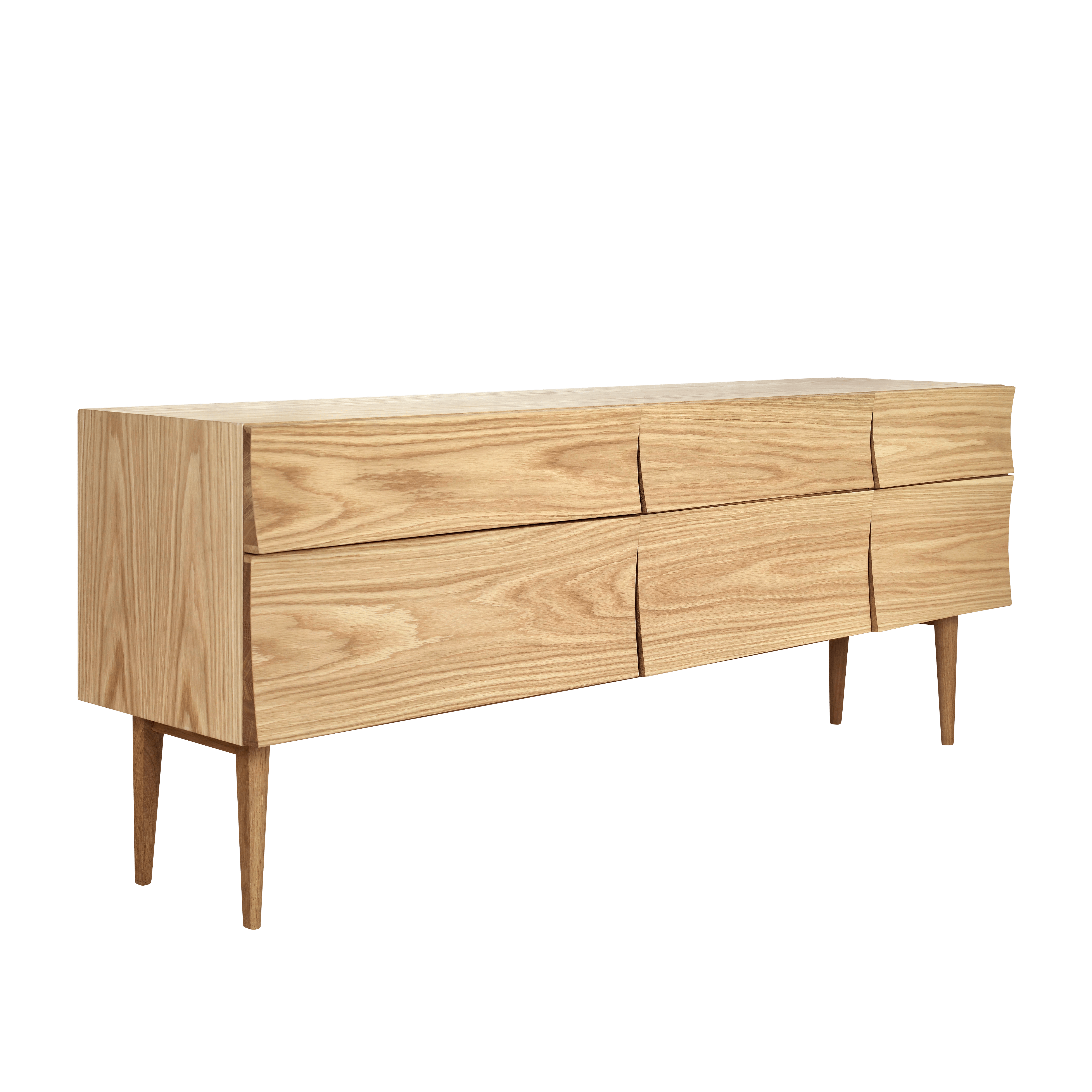 REFLECT chest of drawers oak veneer