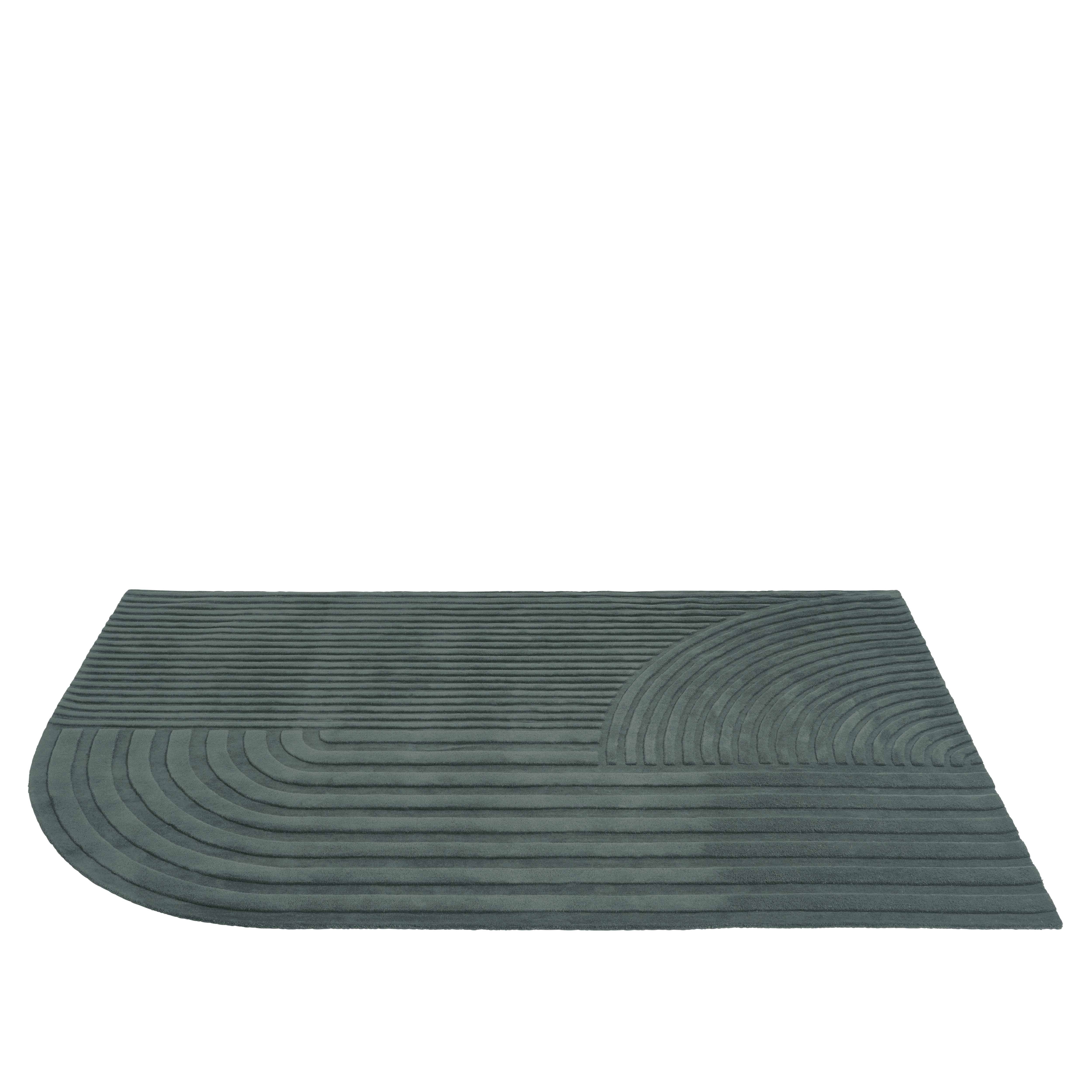 RELEVO rug dark green