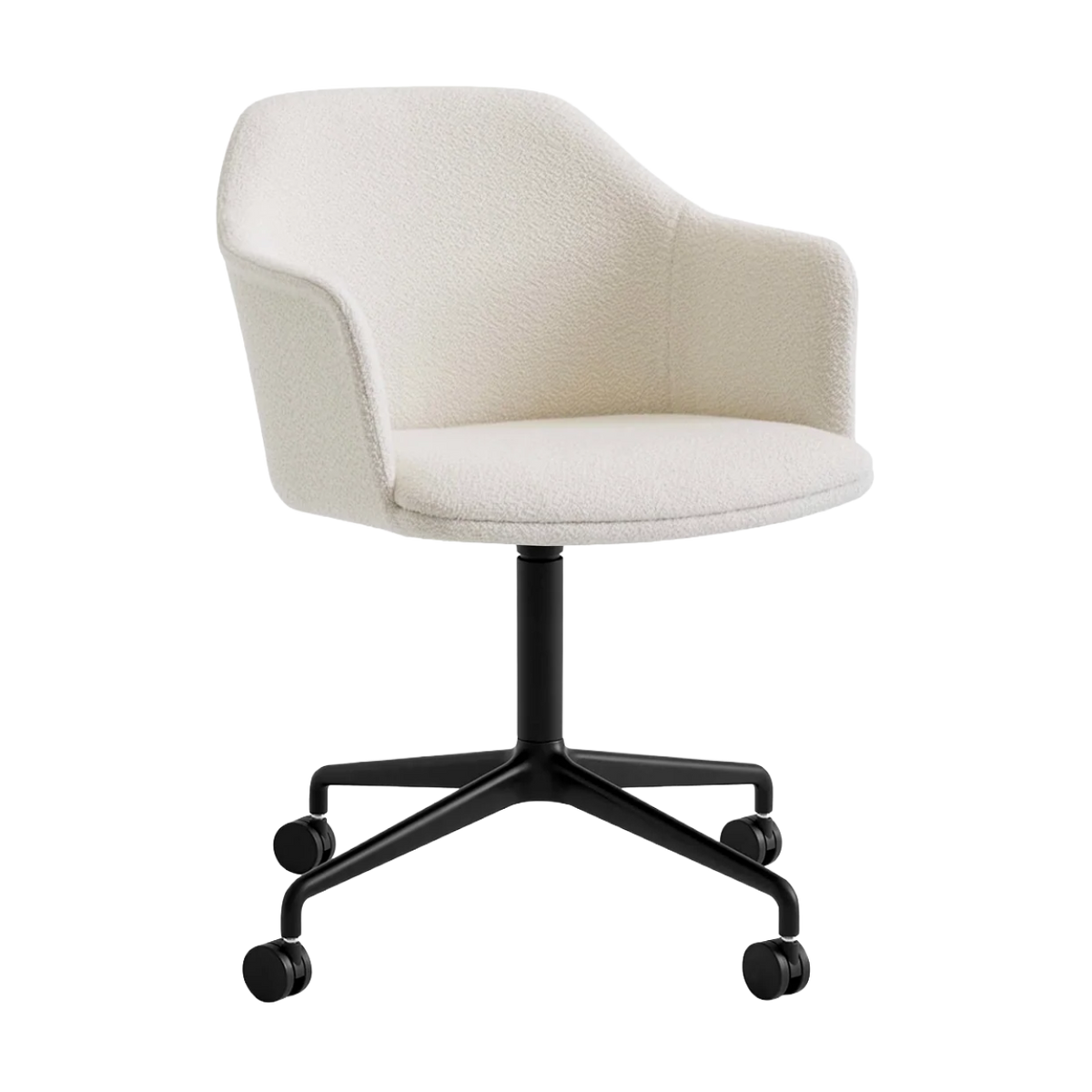 RELY HW51 office chair upholstered with a black base