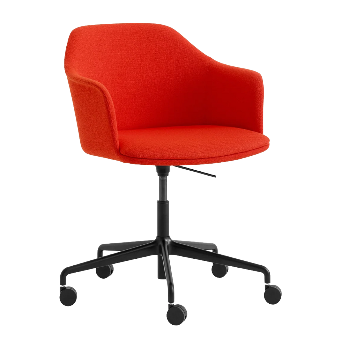 RELY HW56 Upholstered Office Chair with Black Base