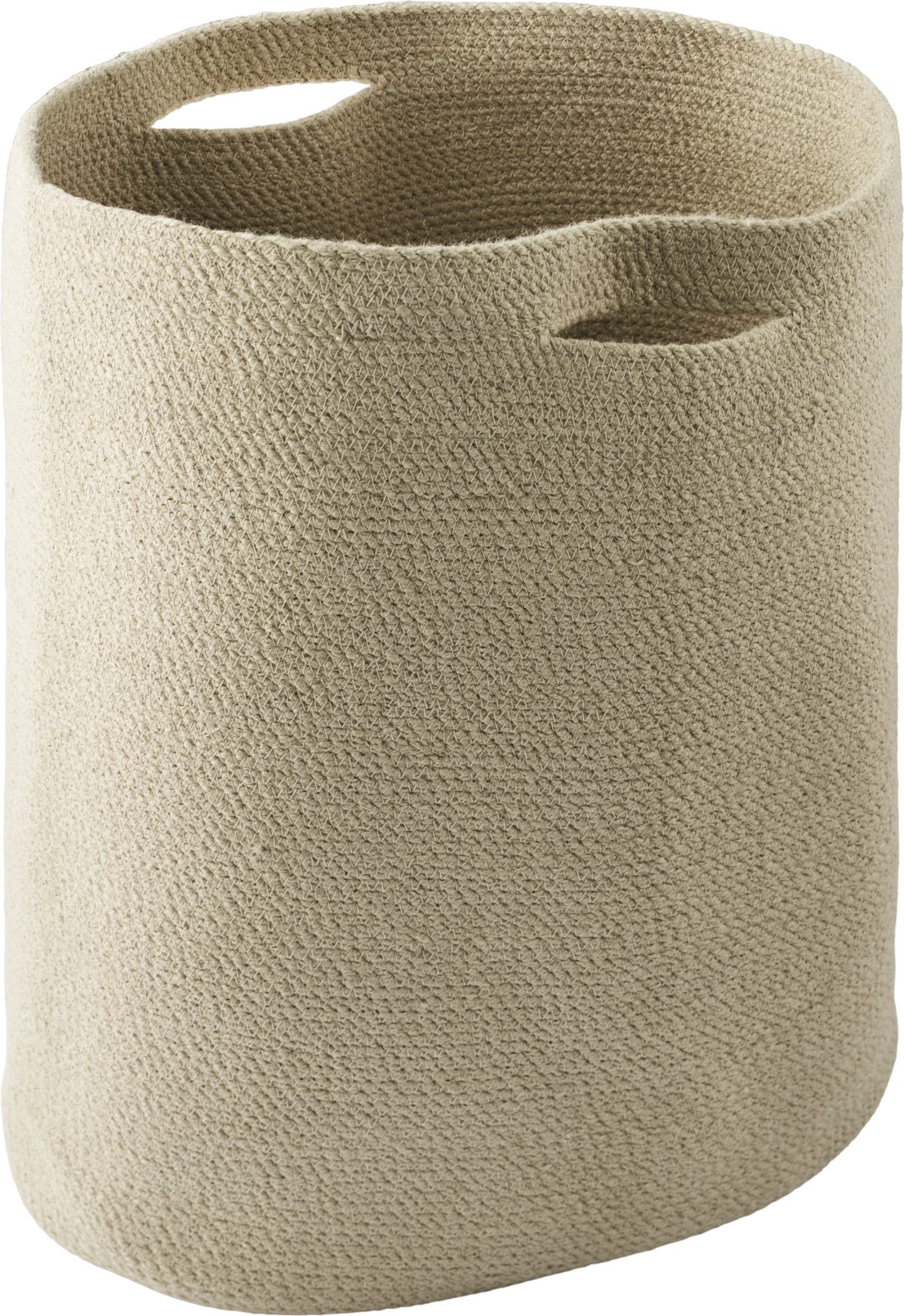 Gerippter beige Korb