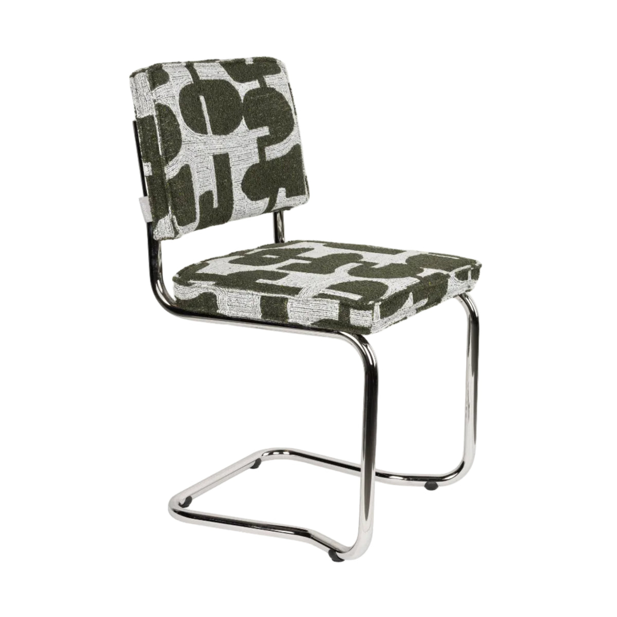 Ridge Kink Deco Symbols Chair green