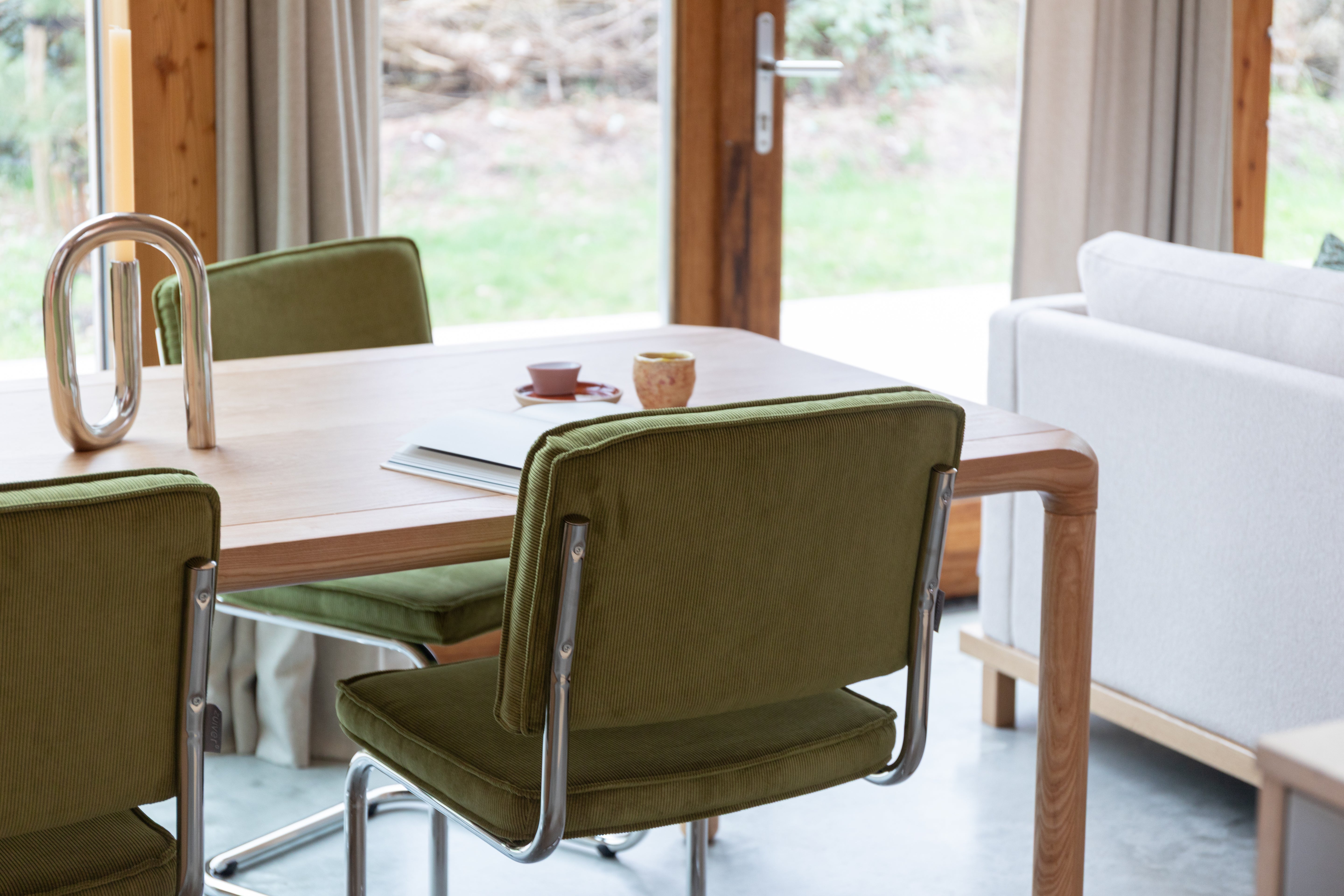 RIDGE RIB Green Chair