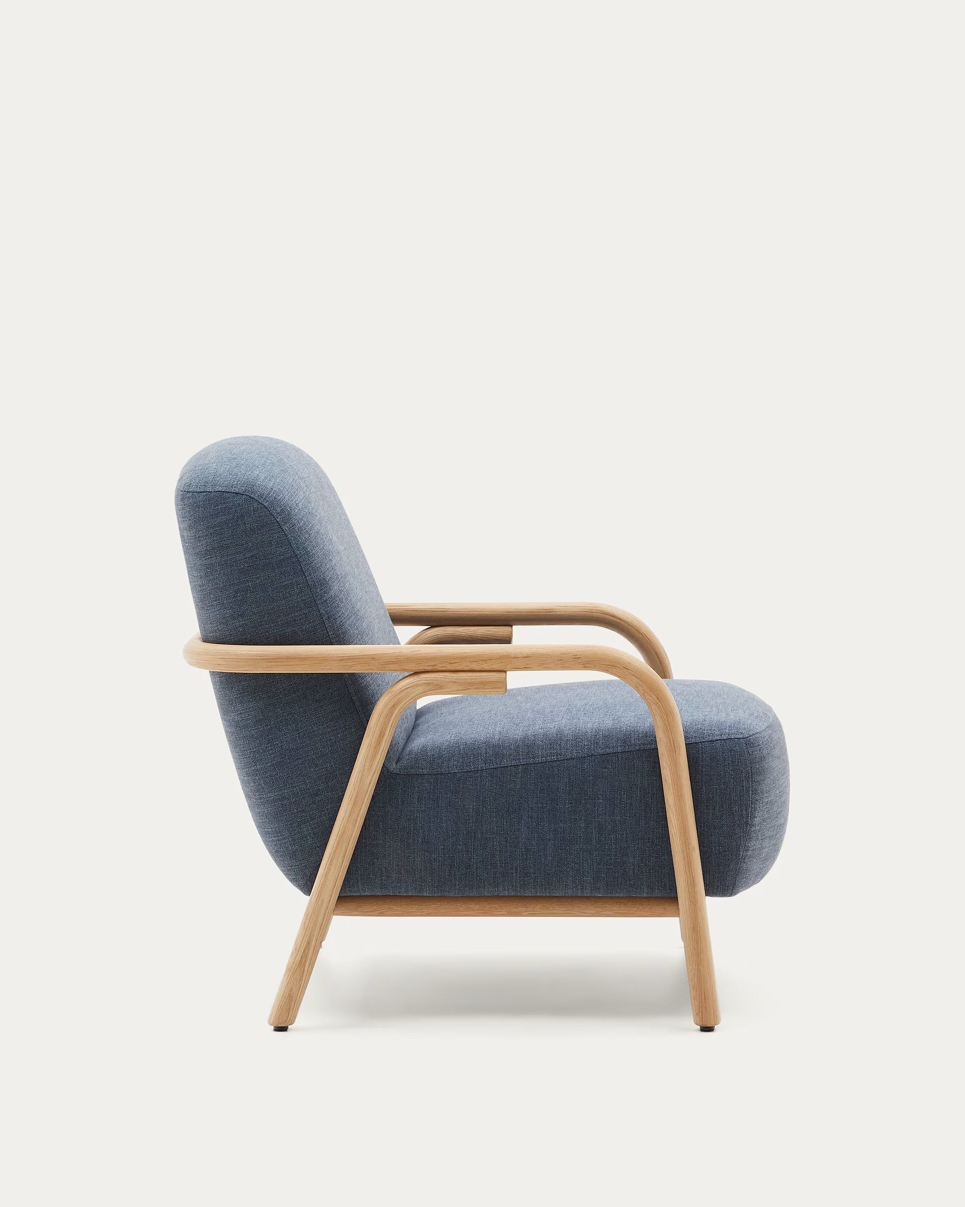 SYLO armchair blue with ash base