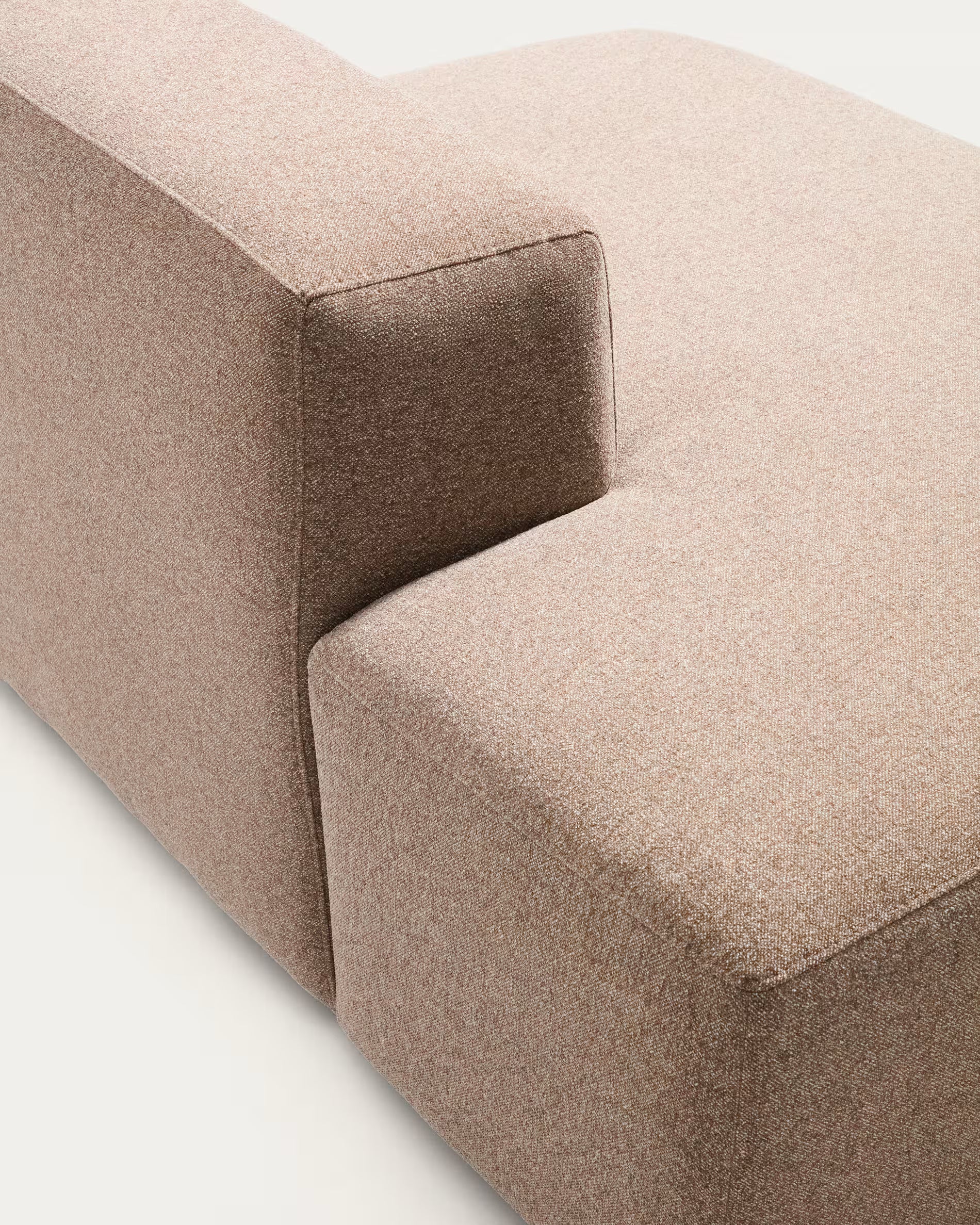Sofa 3-osobowa BLOK jasnobrązowy szenil