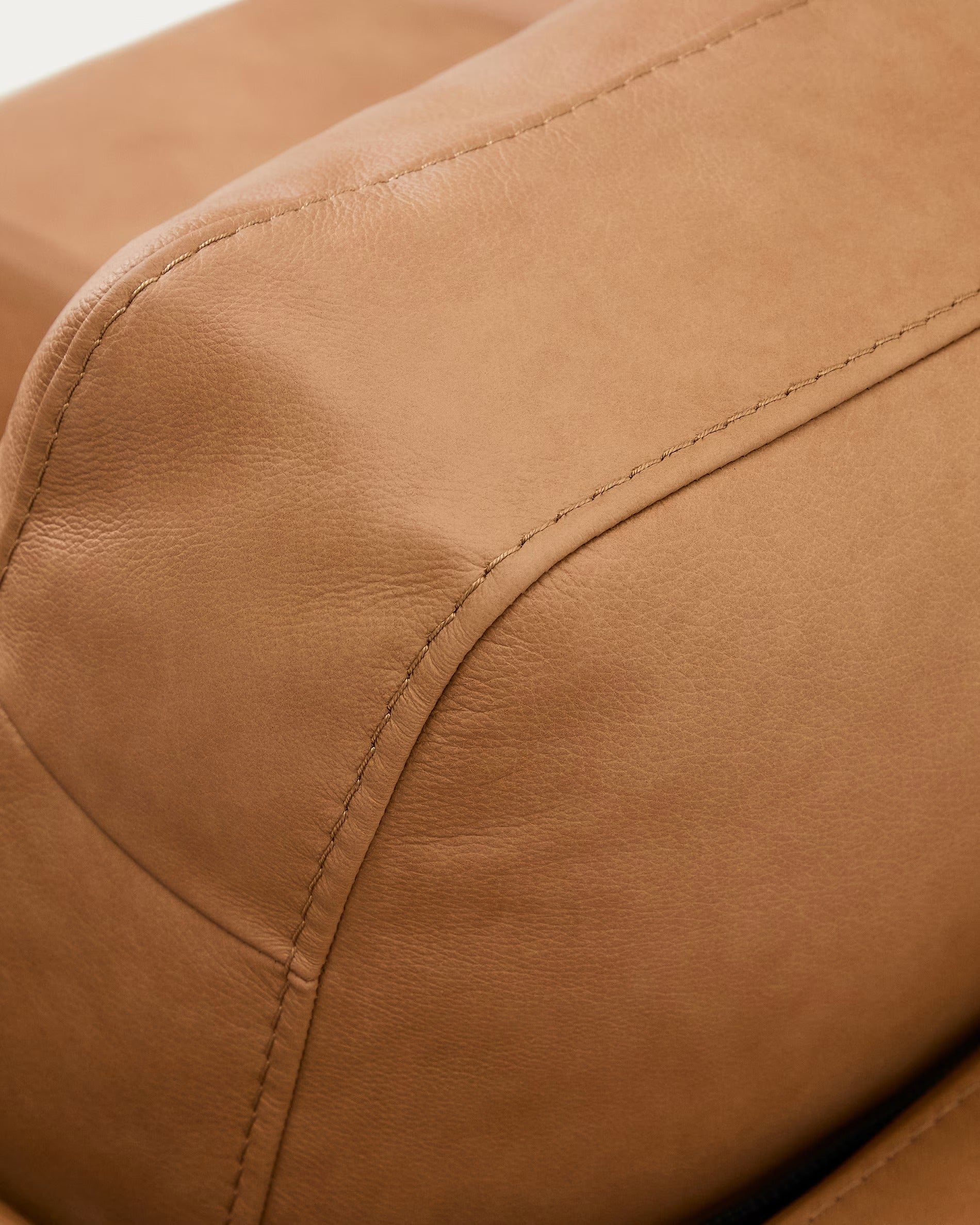 4-sitzige linke Eckcouch GALA aus echtem Leder