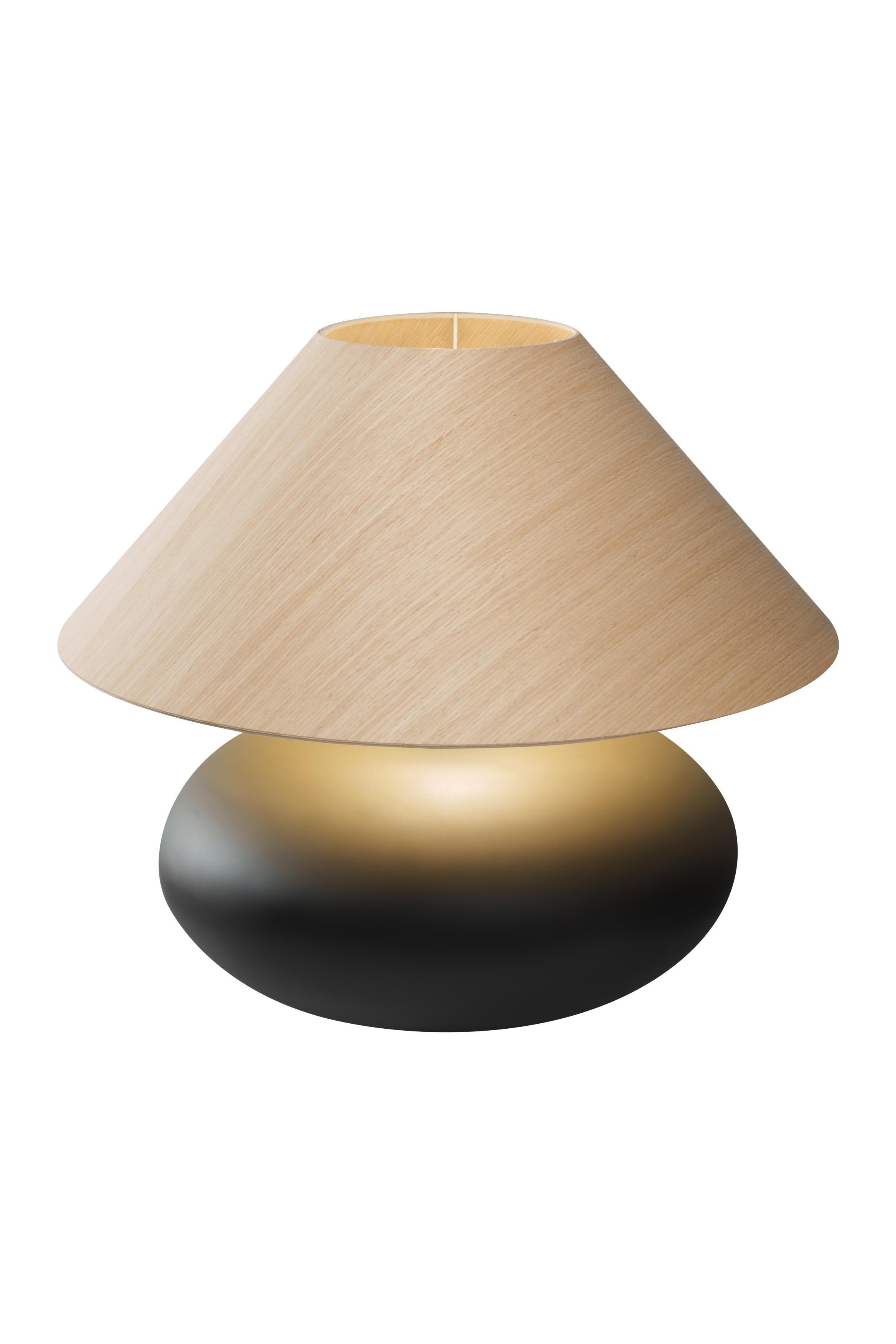 SAWA NATUR oak veneer table lamp