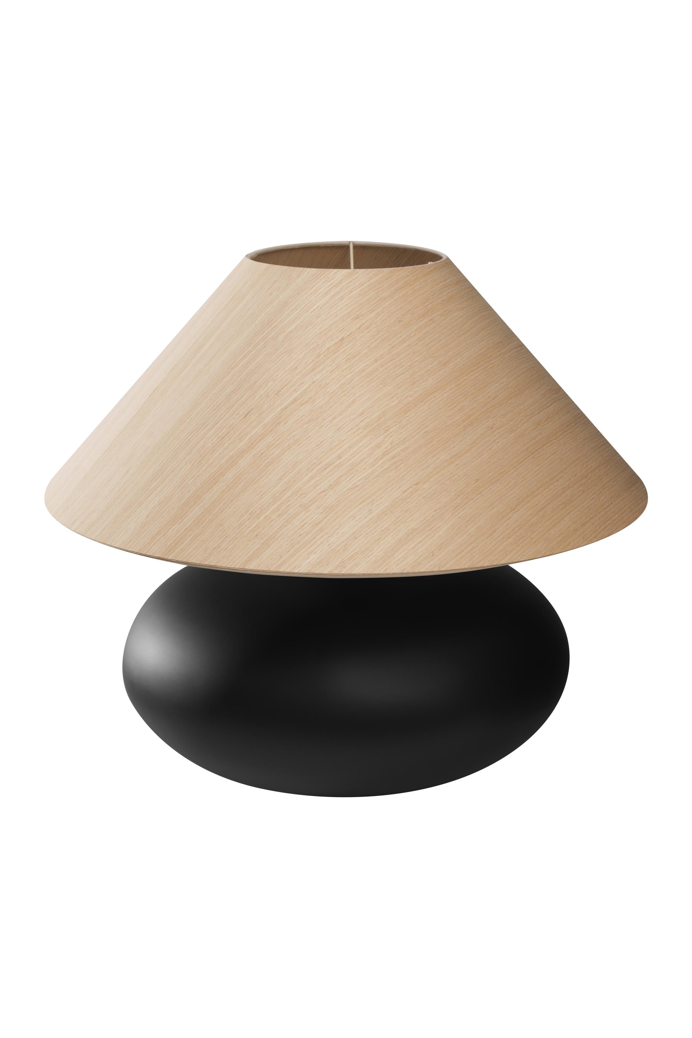 SAWA NATUR oak veneer table lamp