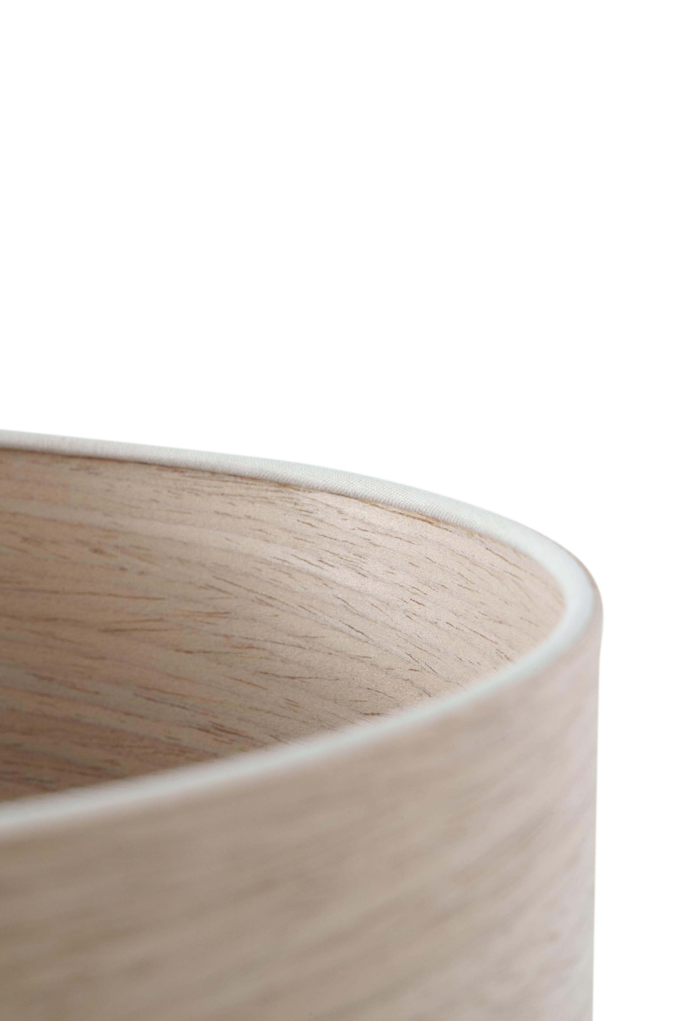 SAWA WOOD table lamp with oak veneer