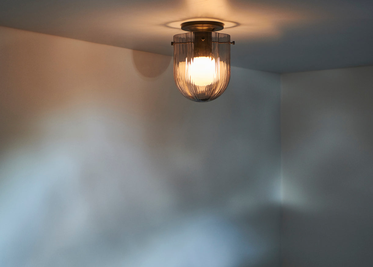 SEINE ceiling lamp pink glass