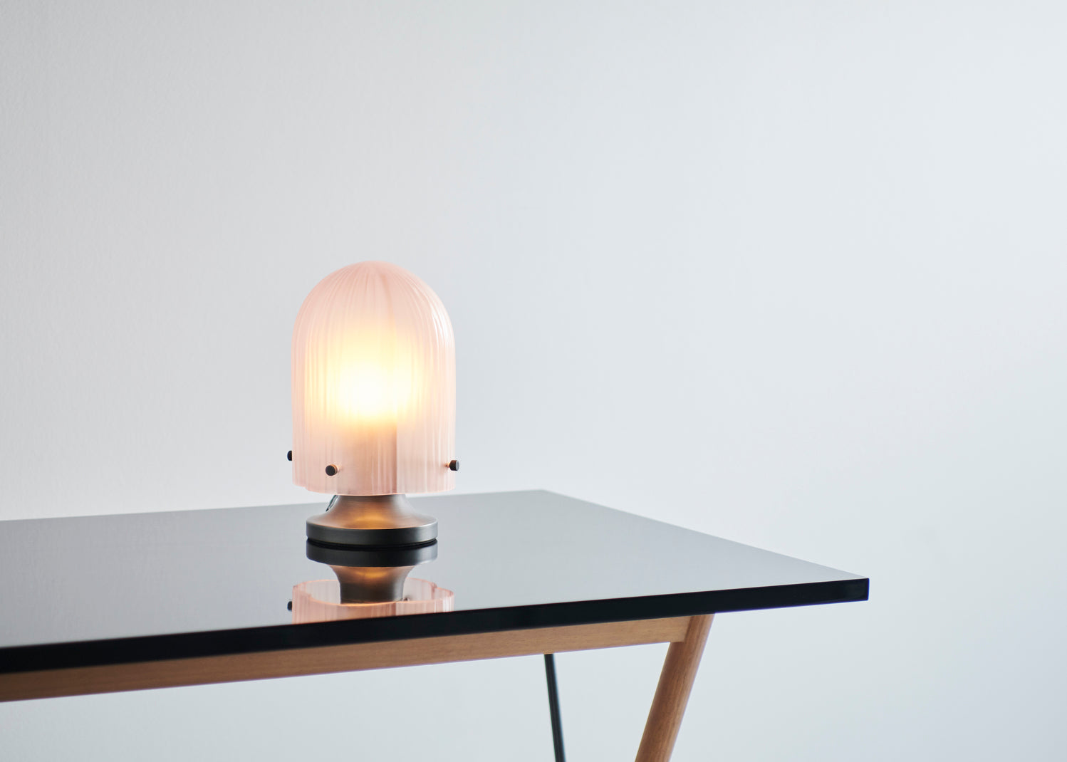 SEINE Pink Glass Table Lamp