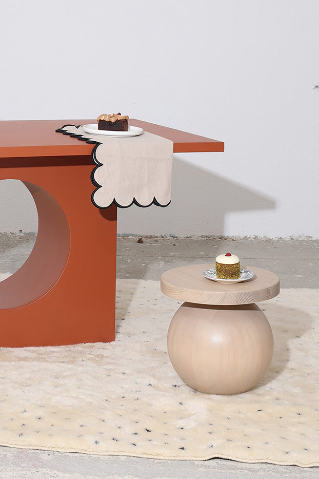 Coffee table wooden sleep