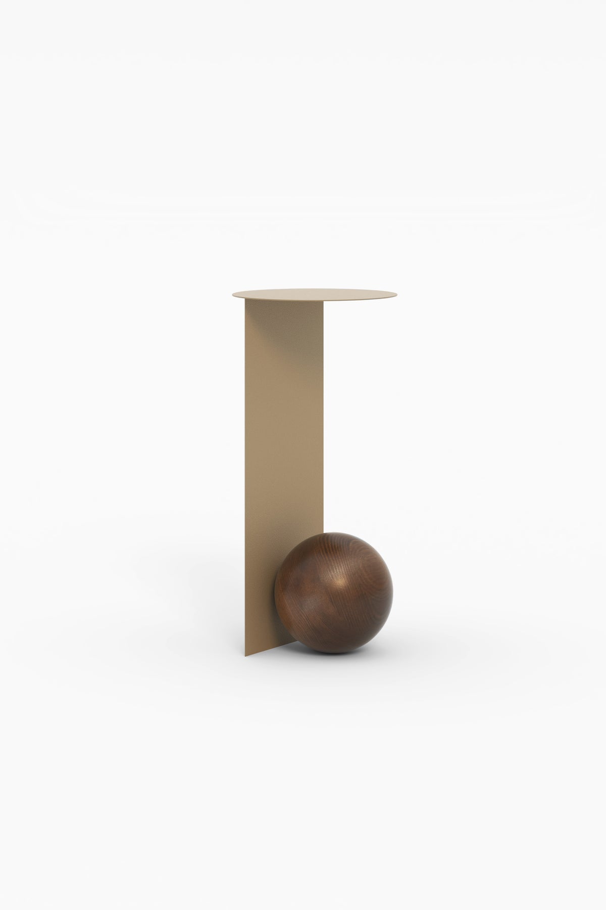 SION Side Table in Steel and Wood