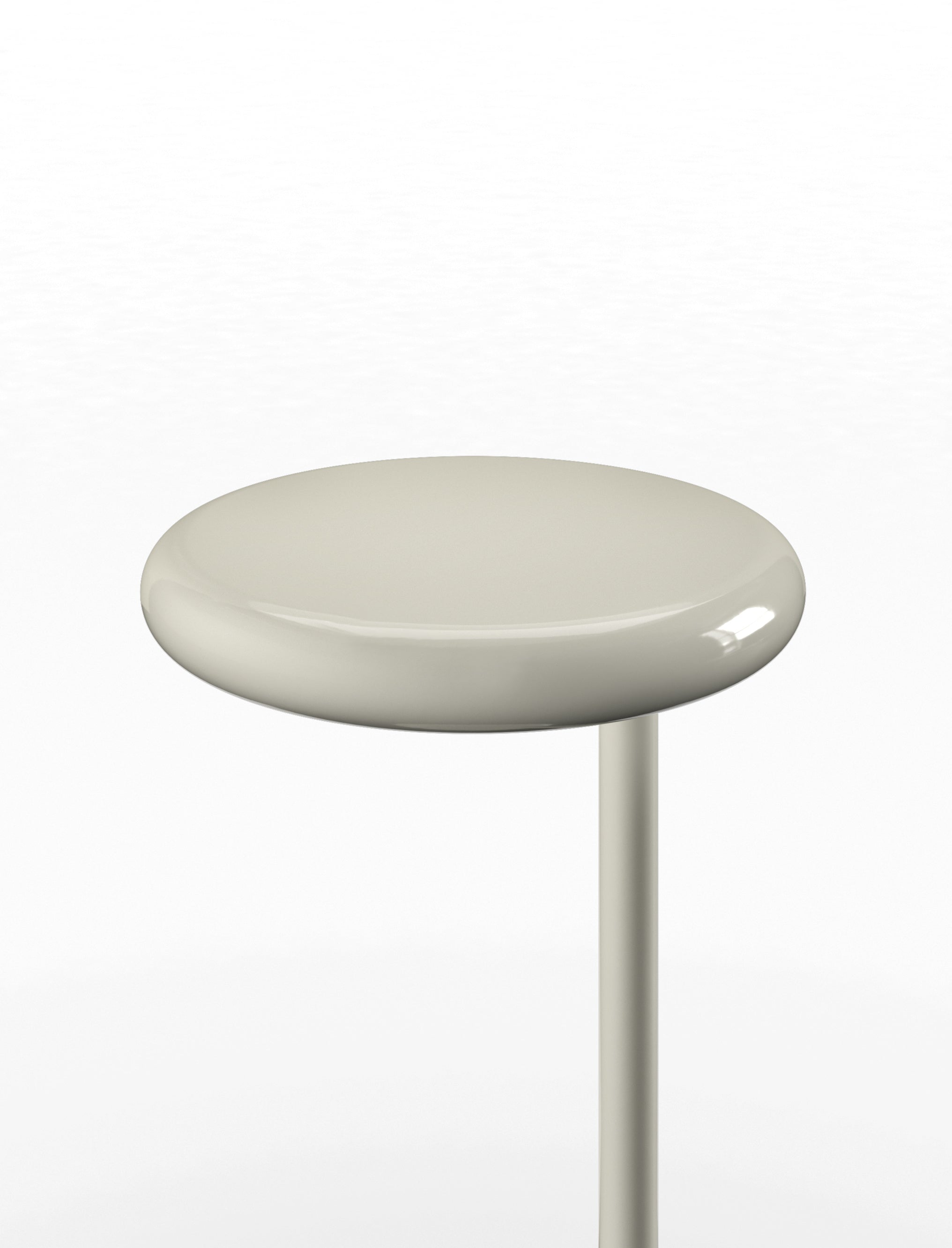 Cream Round Side Table SPOT