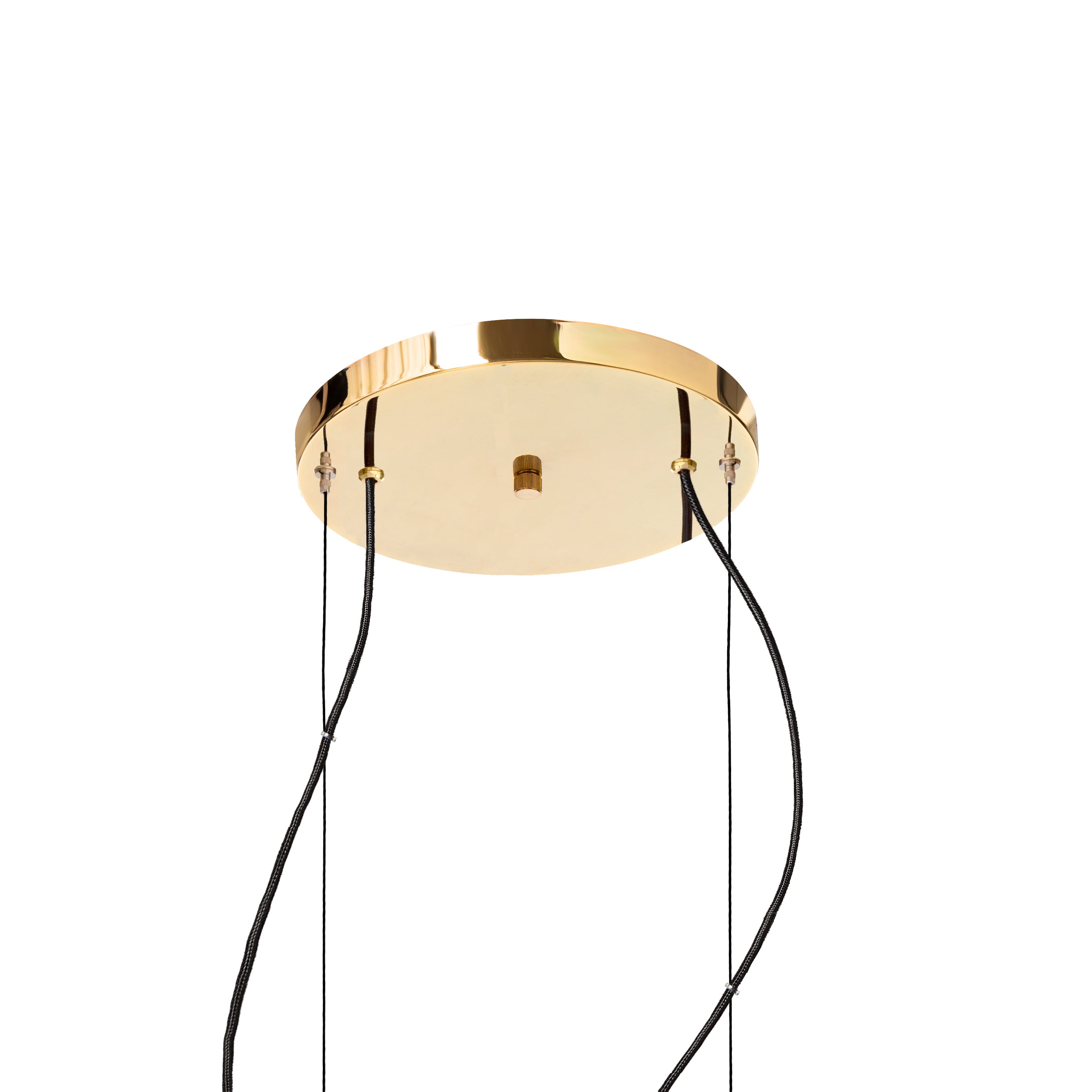STILLA 2 pendant lamp white with gold finish