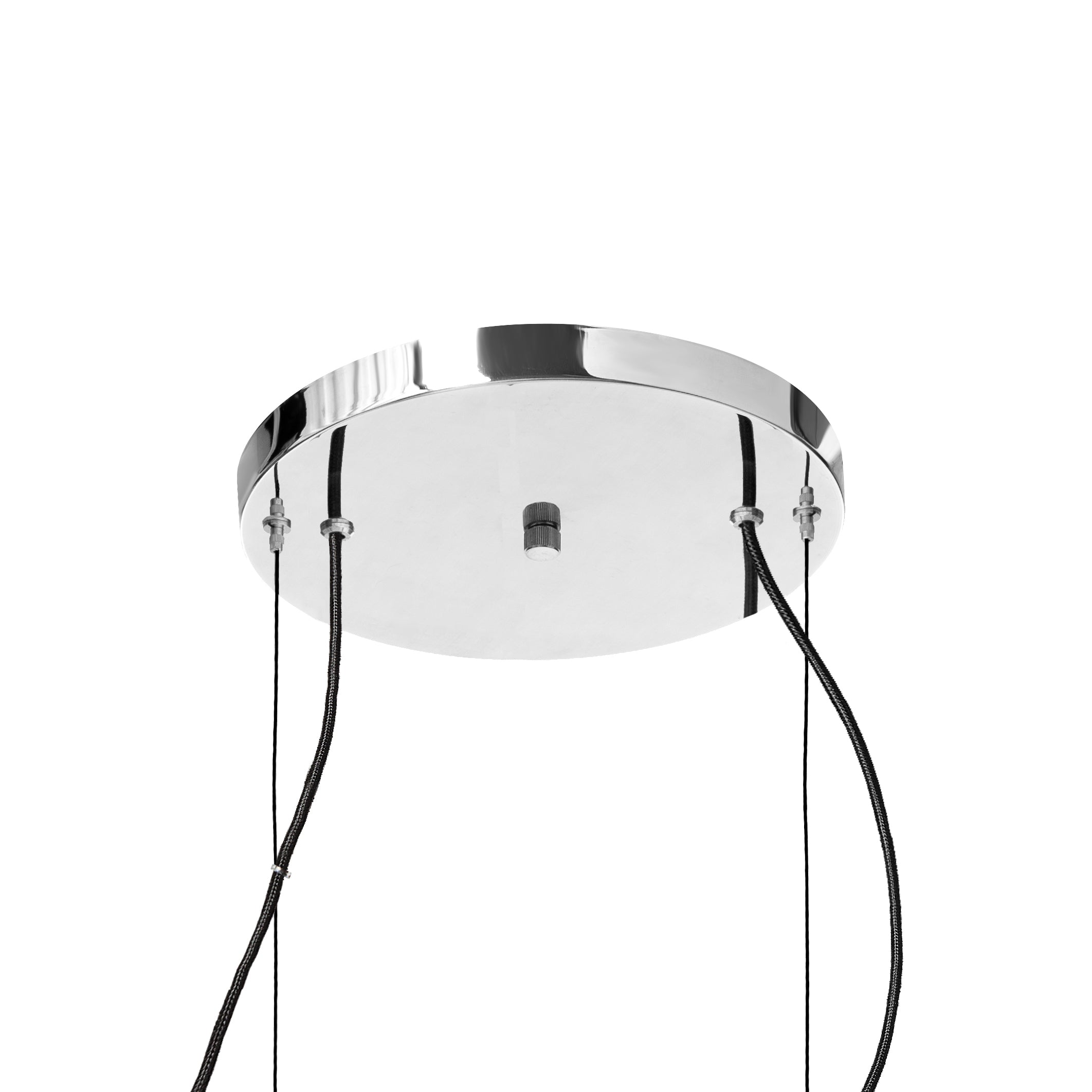 STILLA 2 pendant lamp white with silver finish