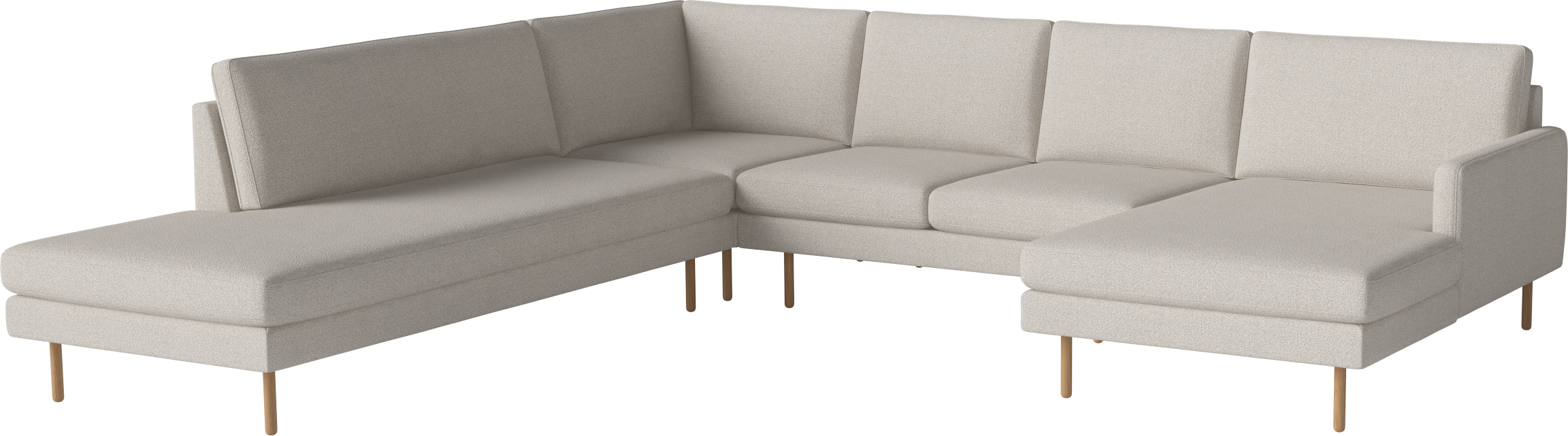 Links -Hand -Shaped Corner Scandinavia Remix Oak Base