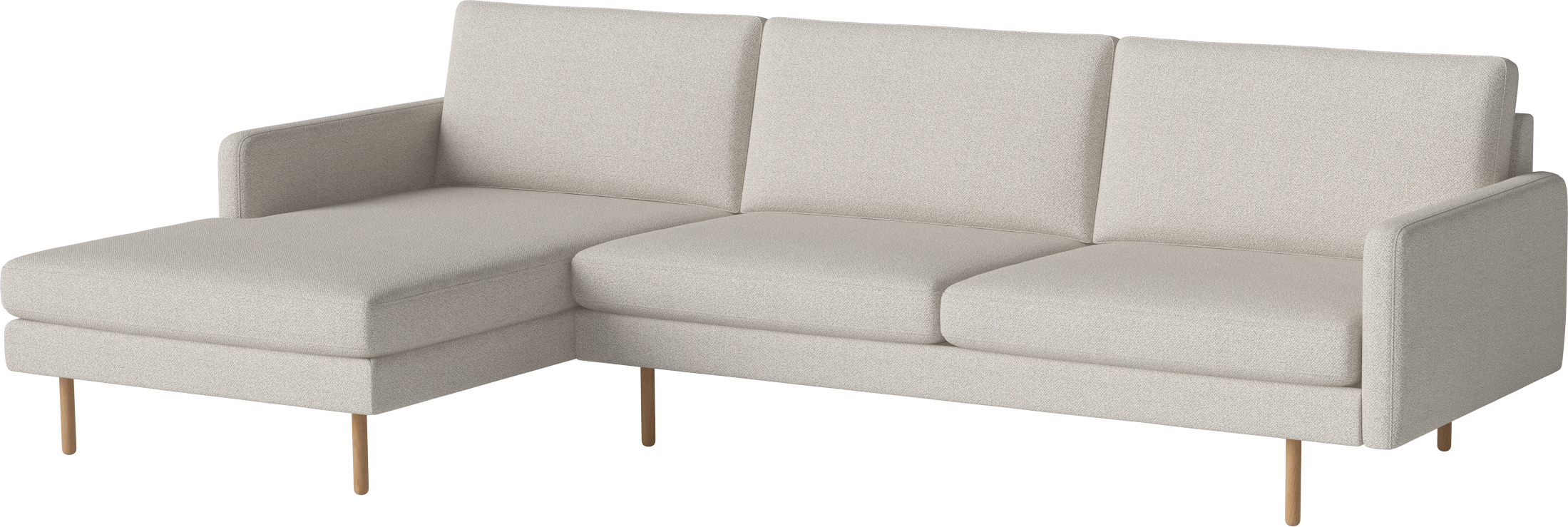 Links -Hand -Ecke Skandinavia Remix Oak Basis