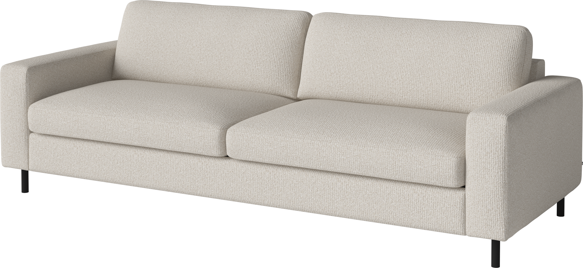 3-person sofa Scandinavia base of black oak wood