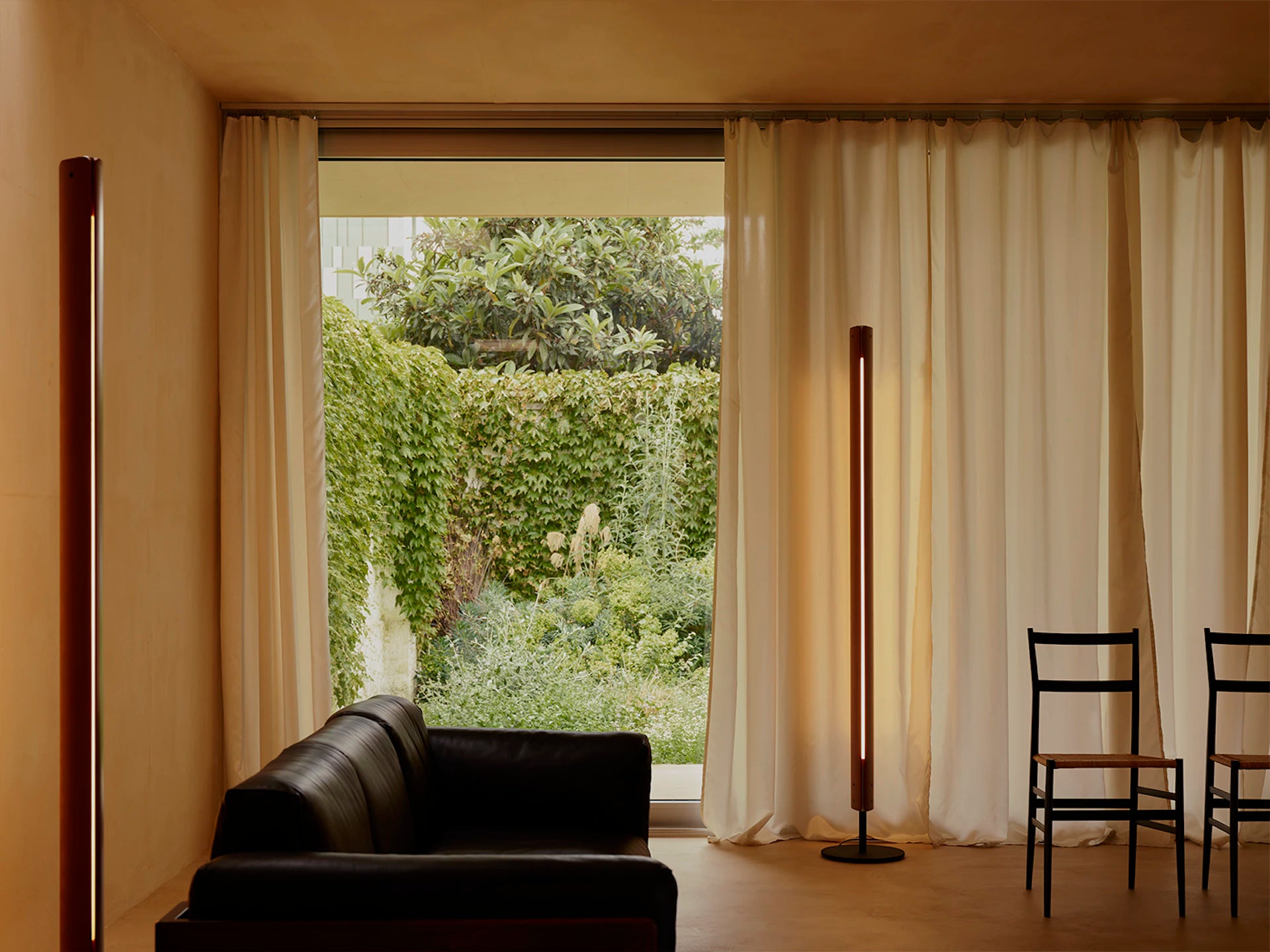 SEKI-HAN Floor Lamp in Copper Brown