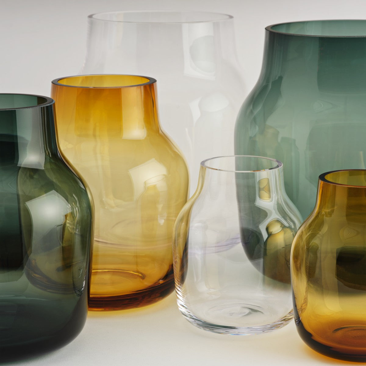 Transparent Glass Vase SILENT